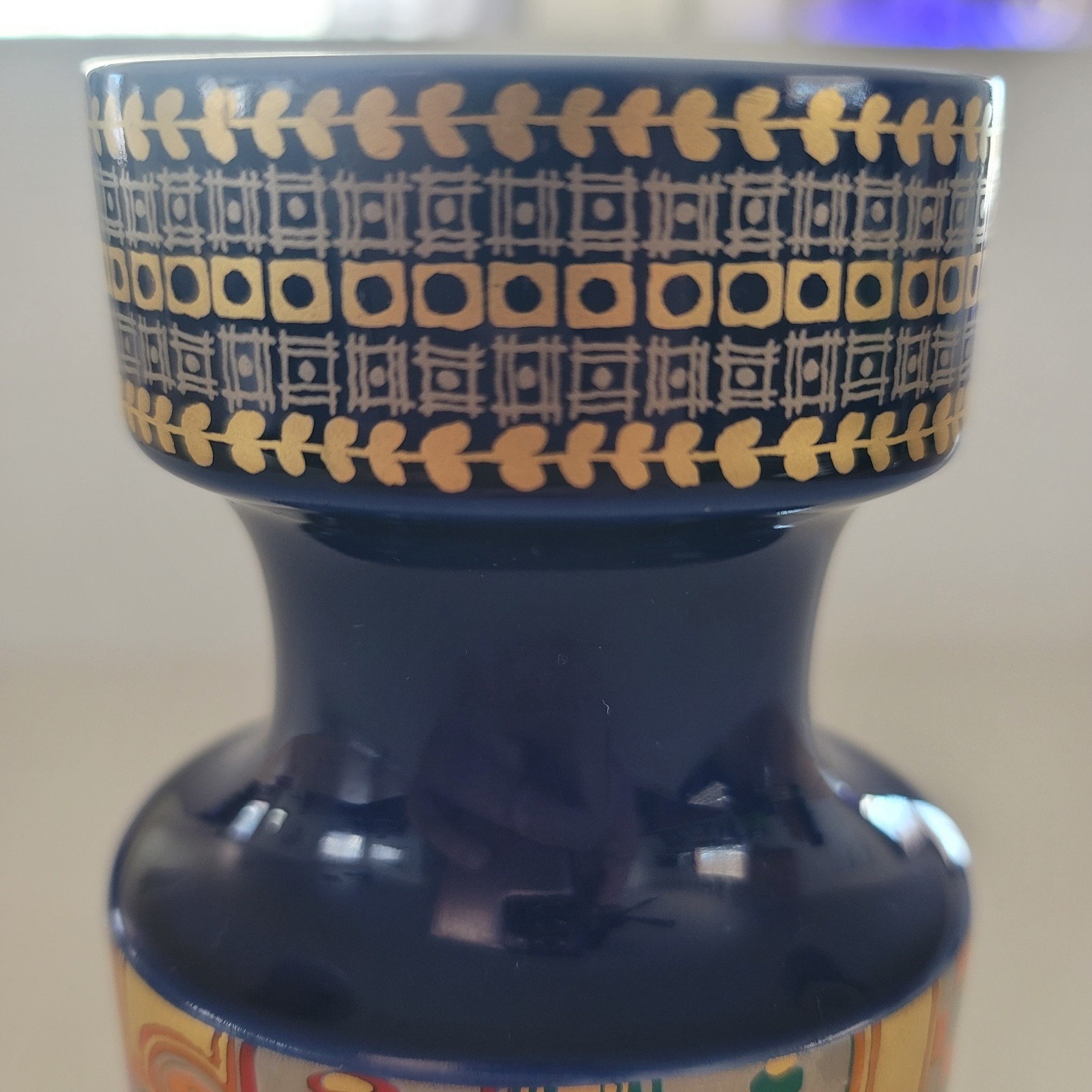 Candle Holder Bjorn Wiinblad 1001 ARABIAN NIGHTS for Rosenthal Studio Line Blue