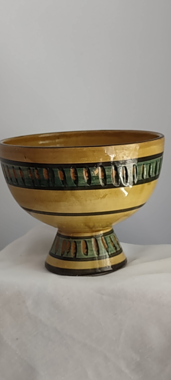 Mid 20th Century Modern Pottery Vase Planter Bowl