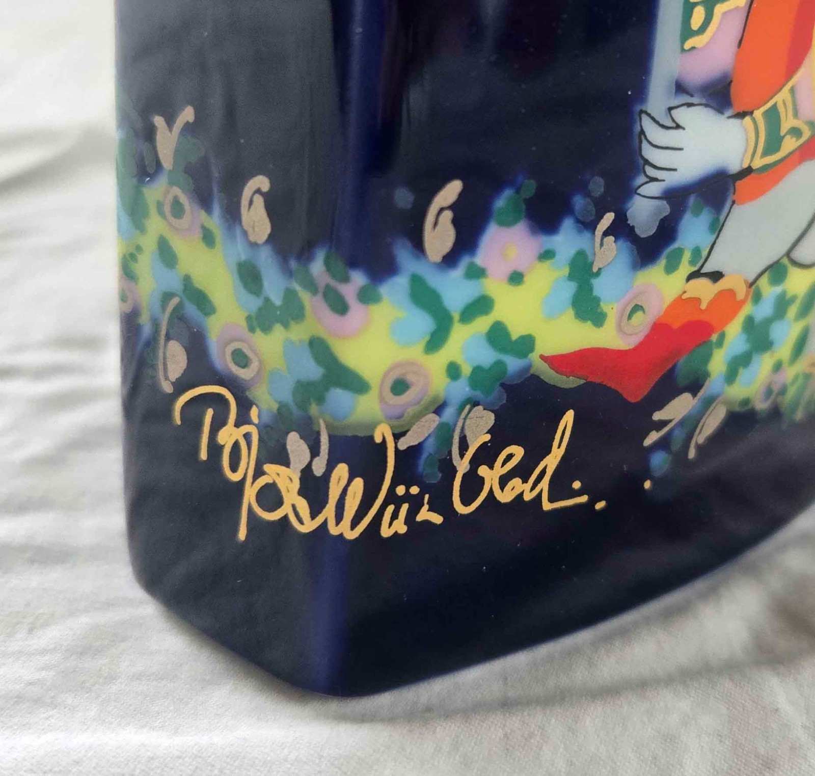 Bjorn Wiinblad Rosenthal Studio Line 1001 Nacht Porcelain Vase Germany