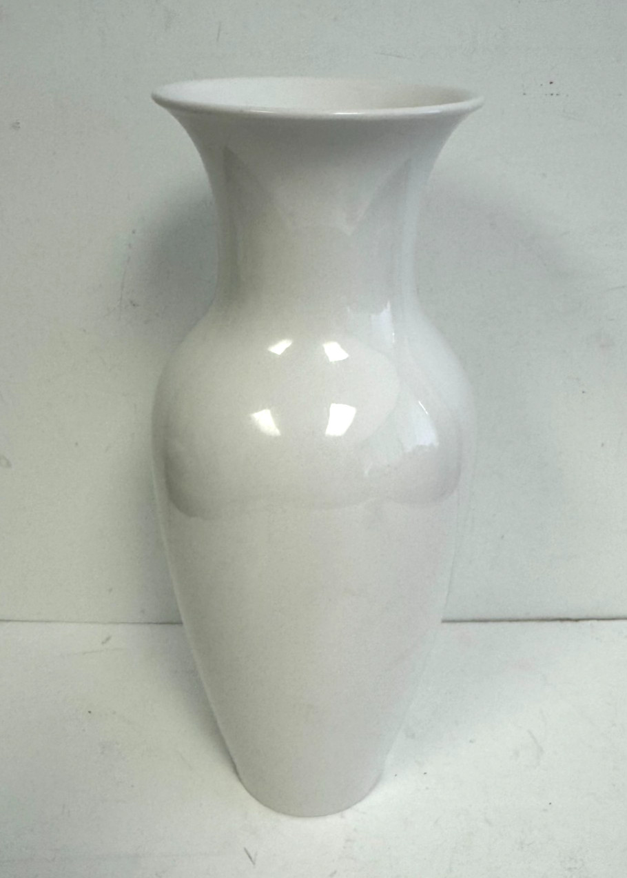 KPM Berlin White Glazed Scepter Mark 1925 Vase 15.5″ H Germany