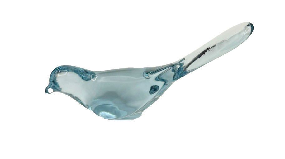 Fenton Art Glass Aquamarine Blue Bird of Happiness Figurine