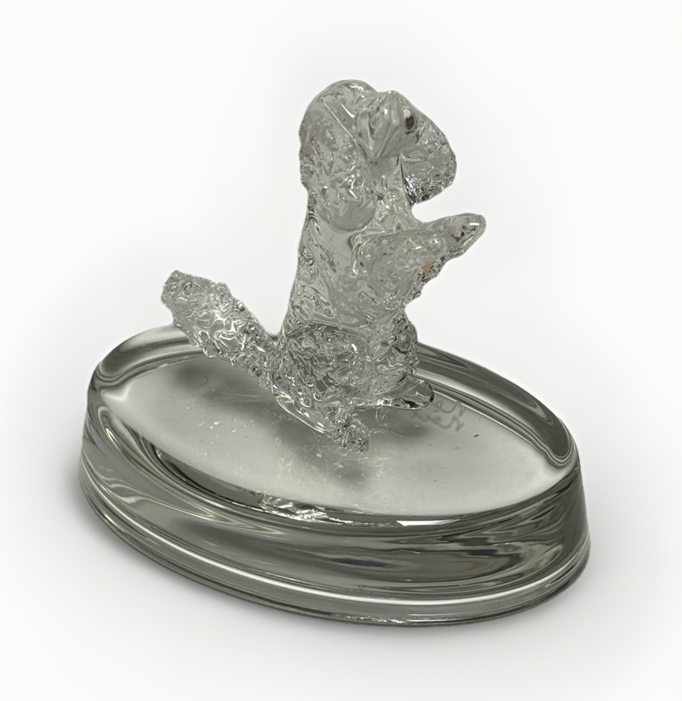 Neil Harris Art Glass Artist King Charles Spaniel Figurine Paperweight Signed