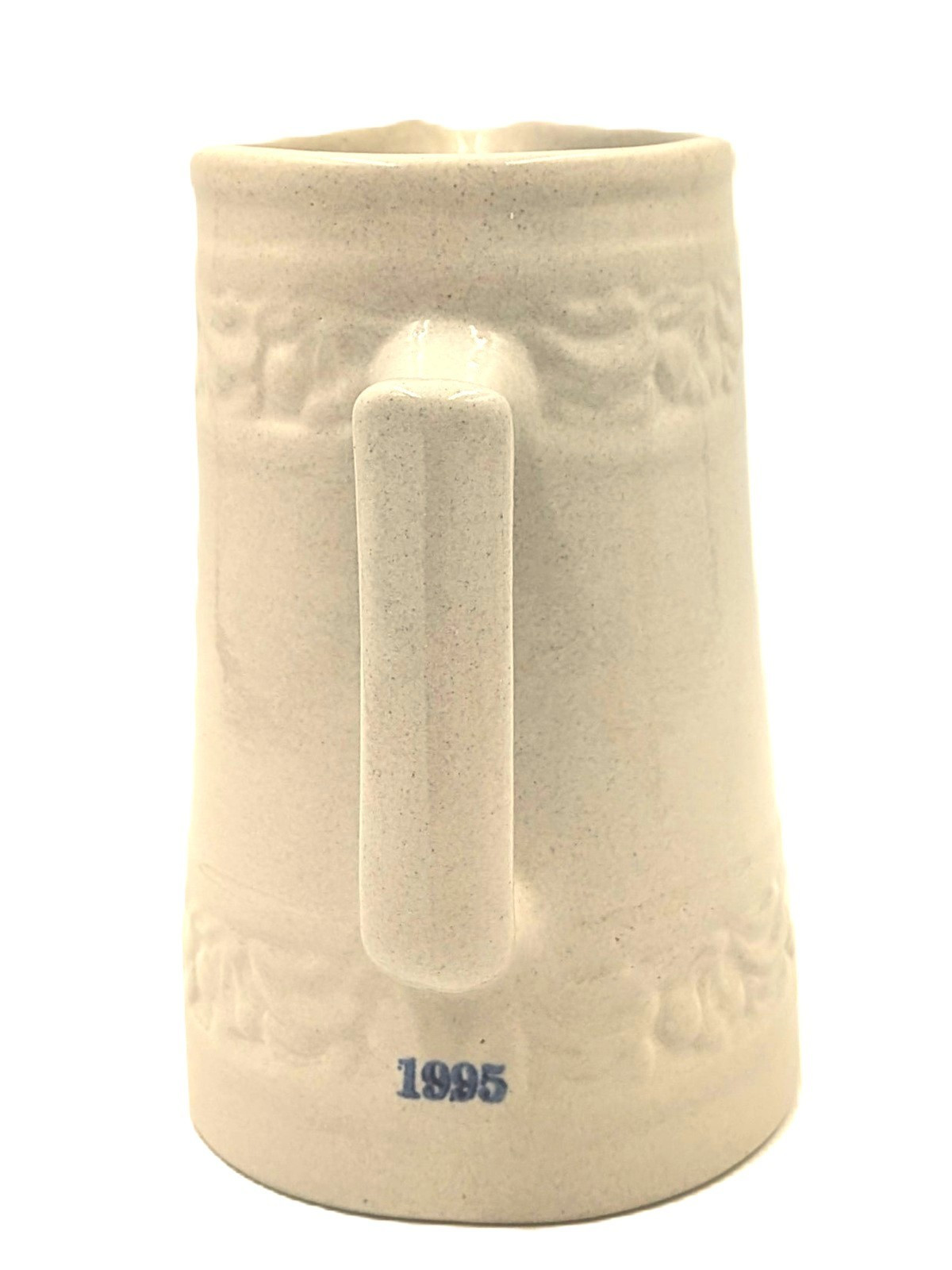 1995 Red Wing Commemorative 1914 August J. Becker Cherry Band Pitcher 5.5 in.