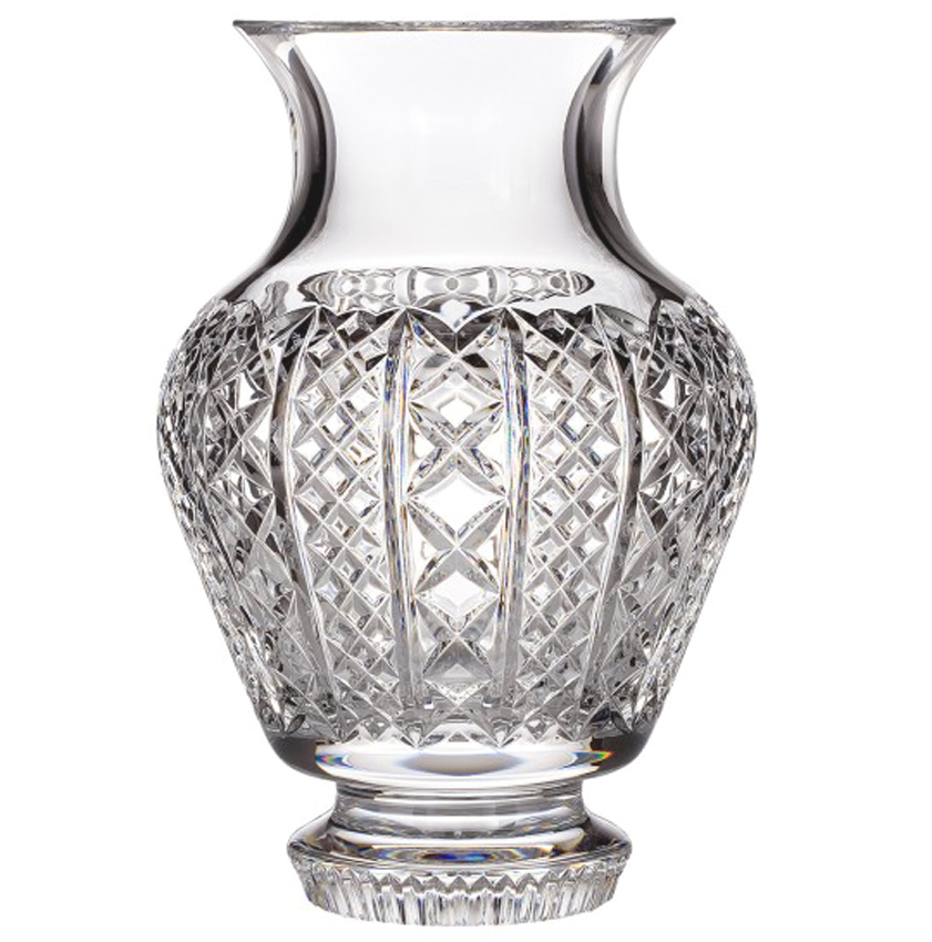 Waterford Fleurology Kay Crystal Footed 9.75″ Cachepot Vase 154212 New