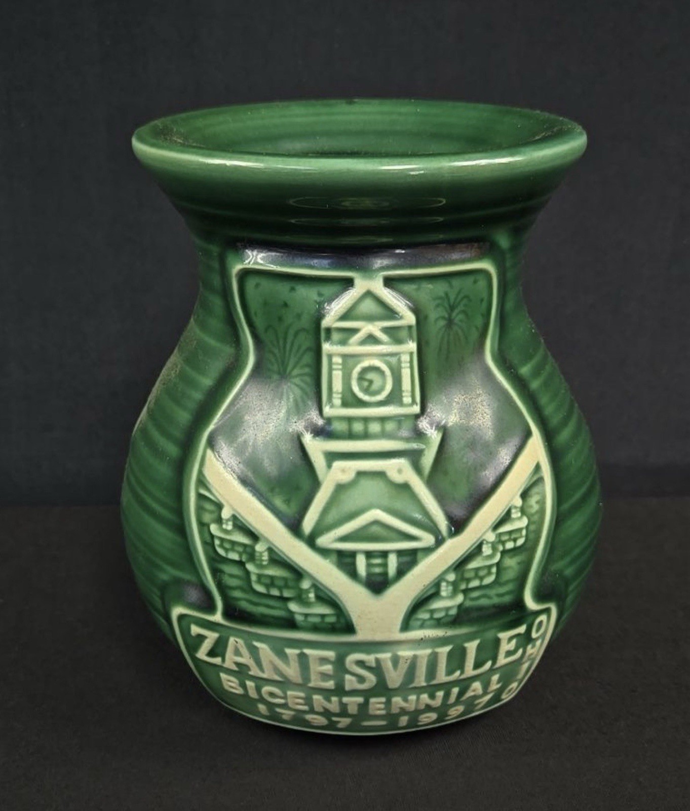 Zanesville Bicentennial Commemorative Coin by McCoy Pottery Century National B