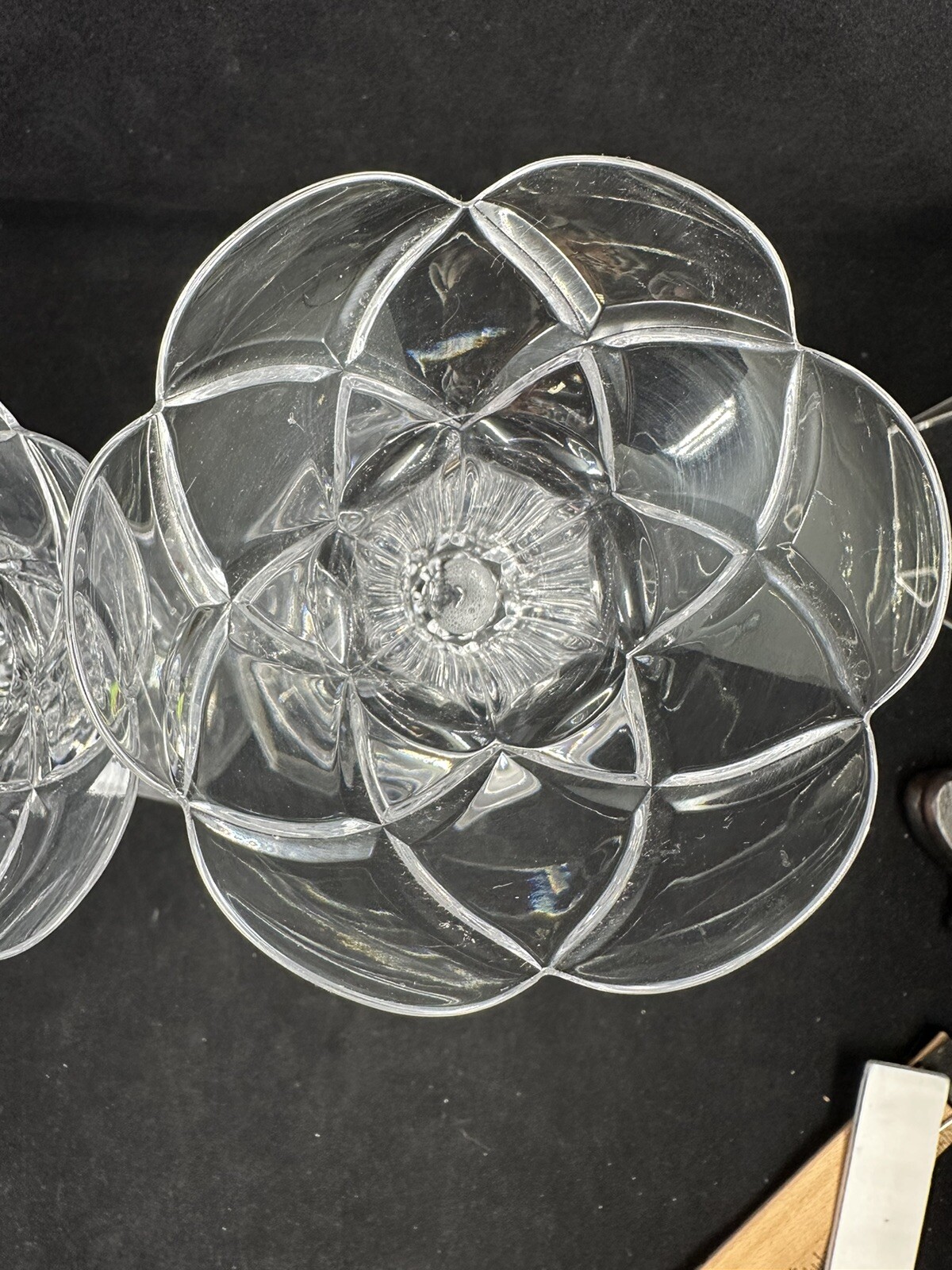 Mikasa Fine Crystal Baroque Single Light Candlestick Holders 7-5/8” Pair (2)