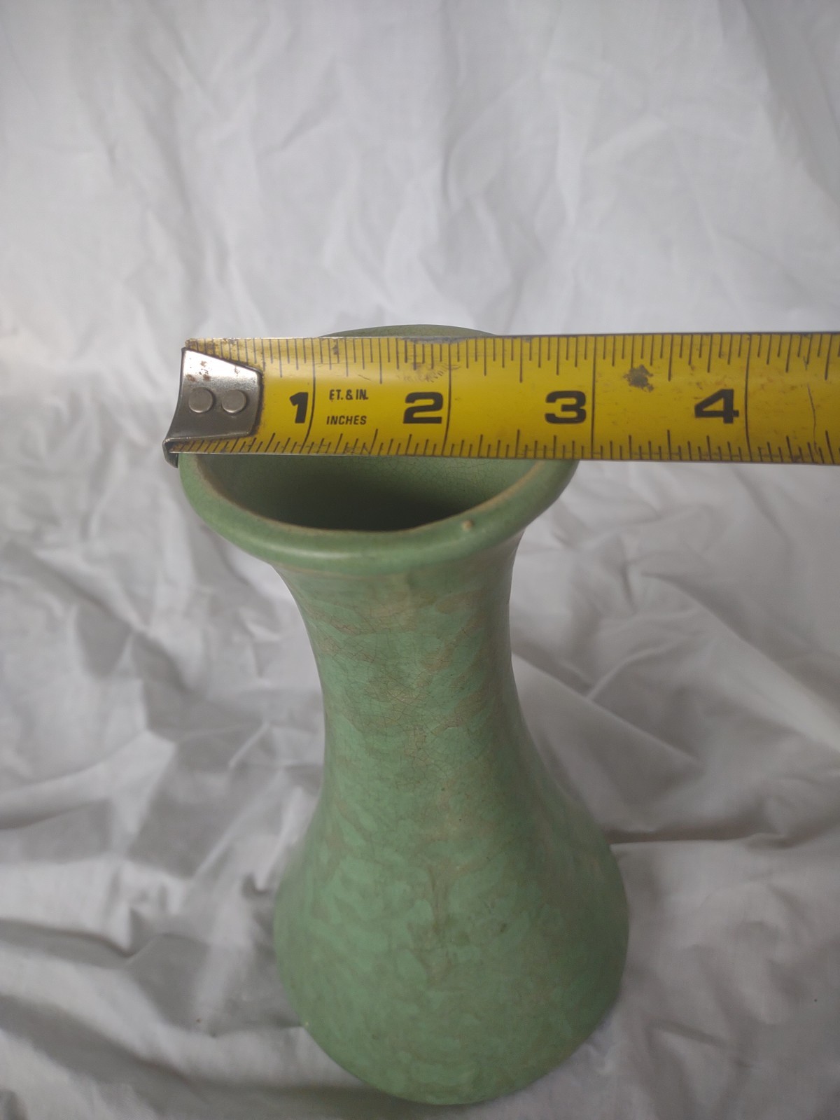 Brush McCoy Vase Vellum Mottled