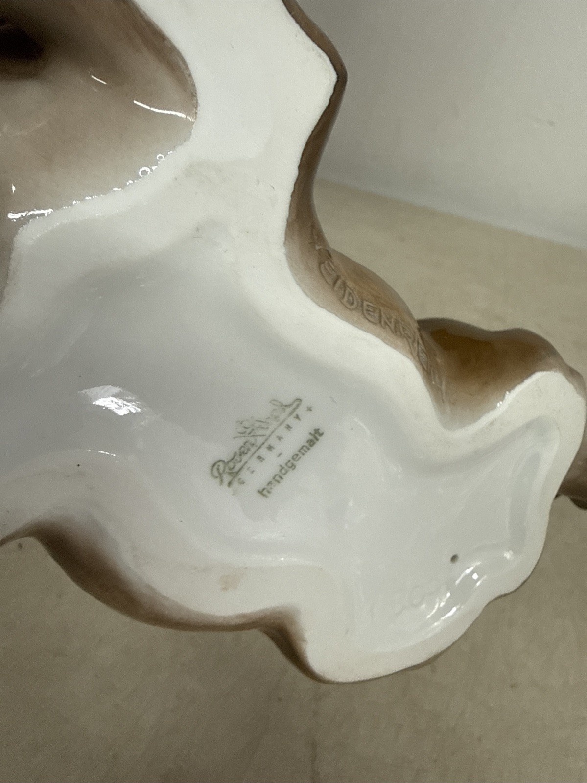 Rosenthal Dachshund Puppy Dog Figurine Lying Heidenreich