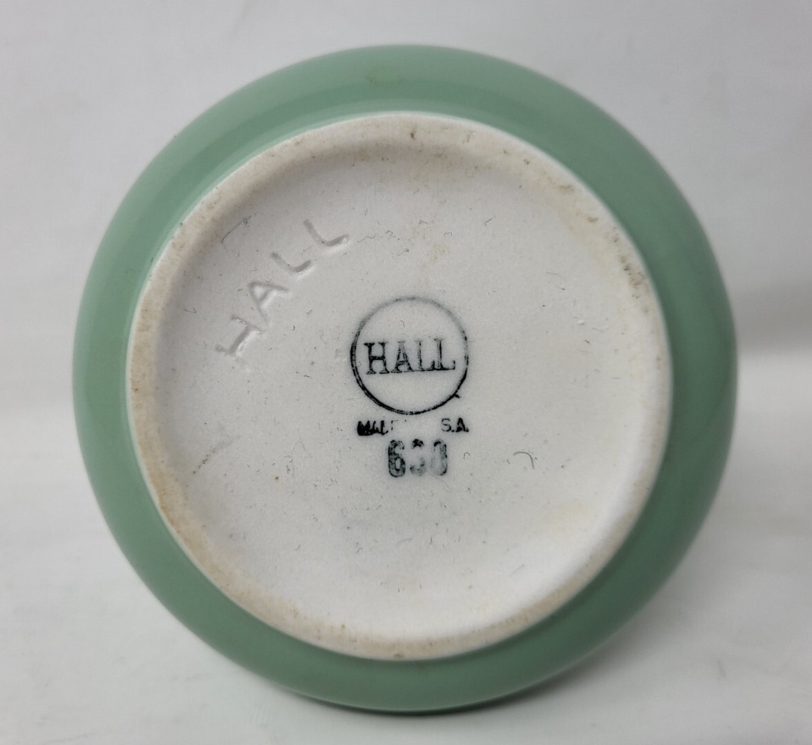 5″ Tall Hall 630 Mint Green Bud Vase –USA Made –Lot B