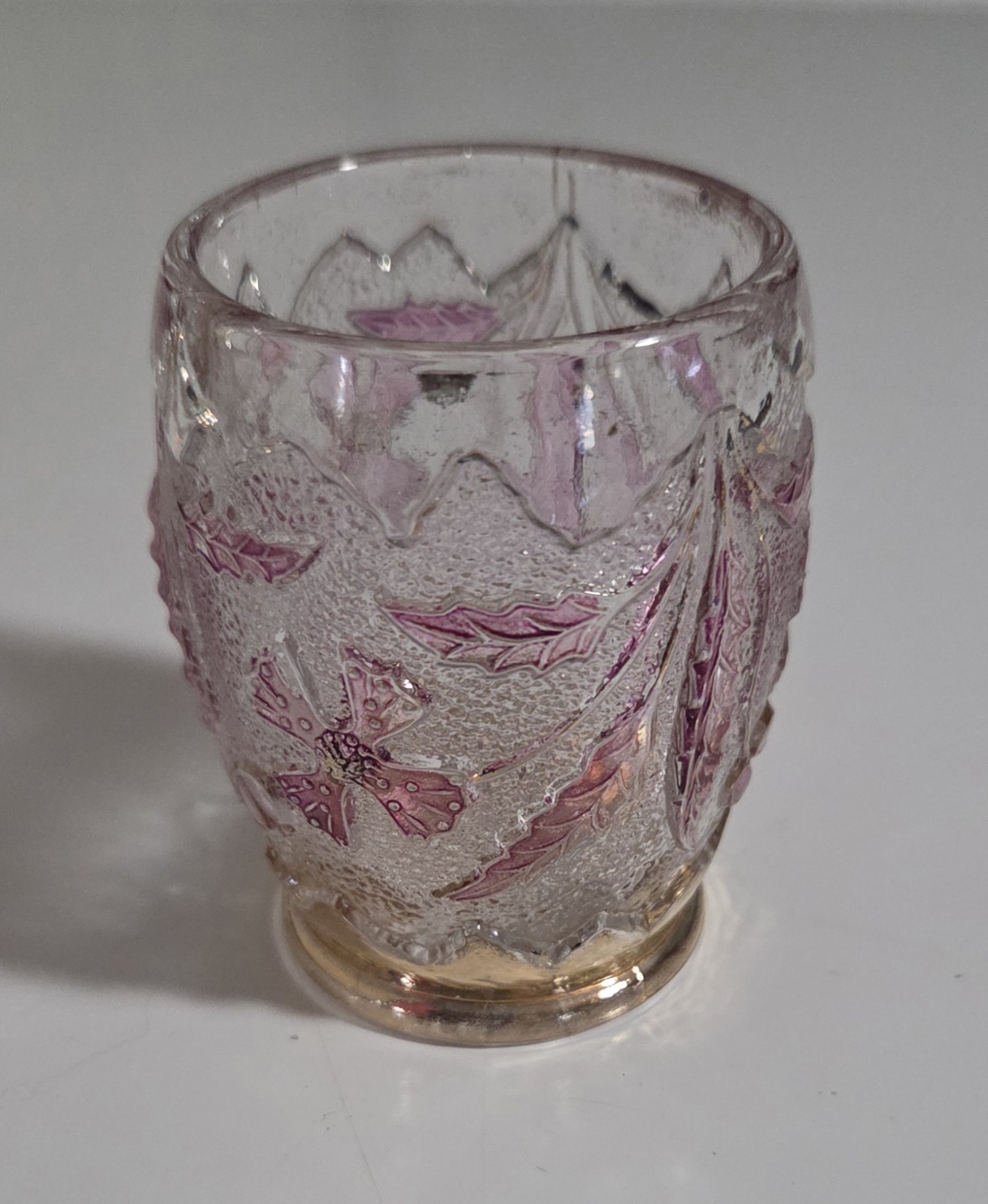Victorian 1899 EAPG Toothpick Holder US Glass Delaware Ruby Flash~SPECIAL
