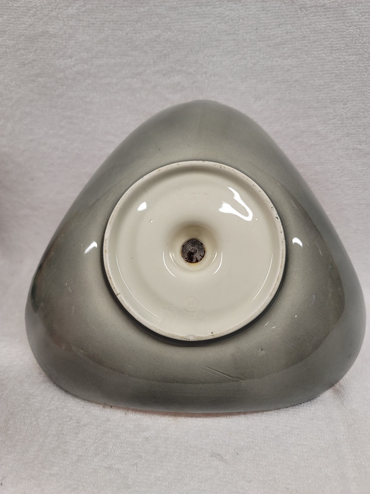 7″ TRIANGLE “T HANDLE” TIDBIT TRAY BY ROYAL COPLEY, ROYAL WINDSOR, SPAULDING