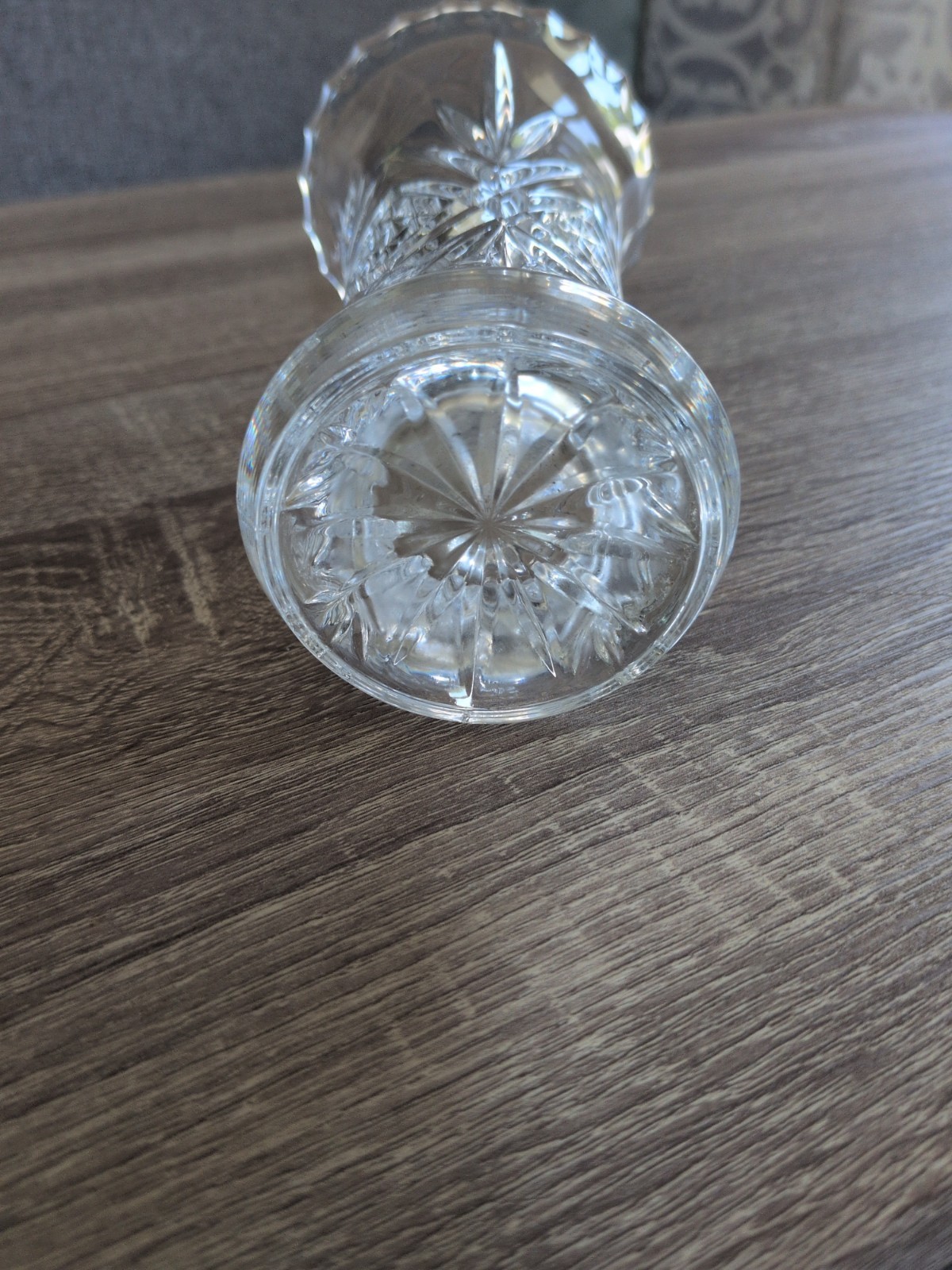 Vintage Cristal d’Arques Masquerade Lead Crystal Flower Vase 7″