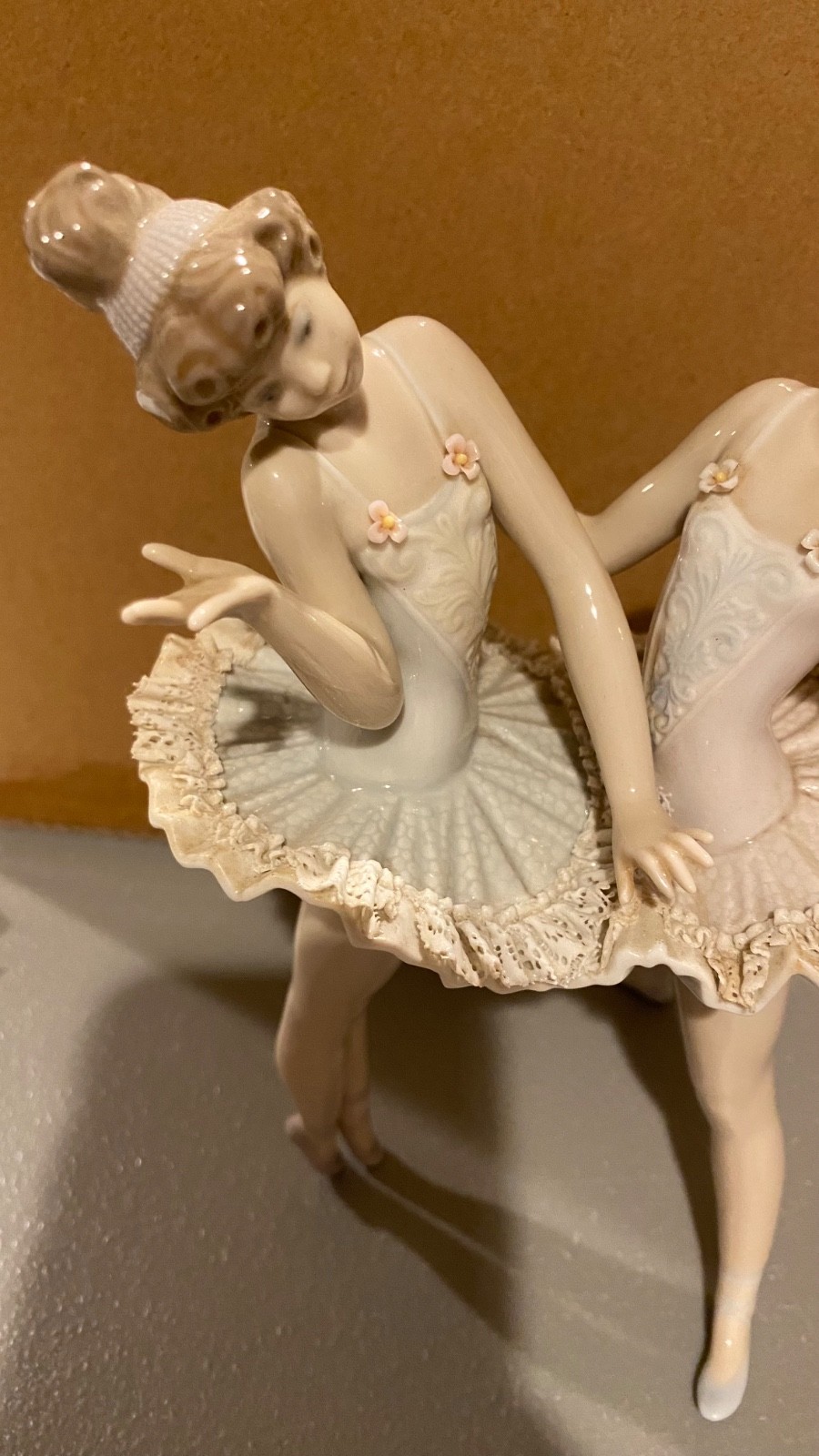 Lladro Spain porcelain figurine Ballet Dress Rehearsal #5497 Ballerina 7.5″