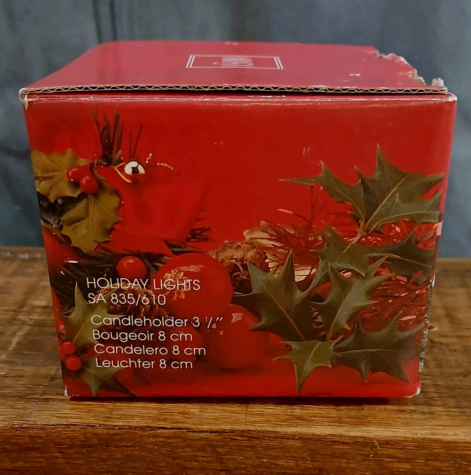 Mikasa “Holiday Lights Angel” Frosted Votive Tea Light Holder/Dish Germany