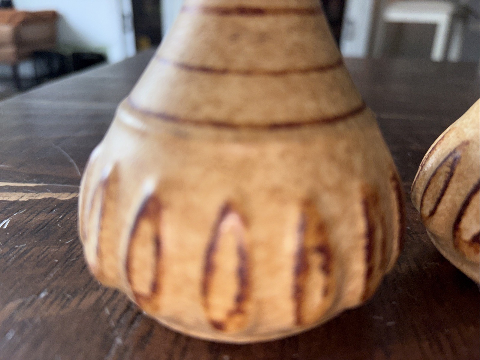 VTG 1960’s Pottery 4.5” MCM Pottery Bud Vase Pair-Artist Signed USA