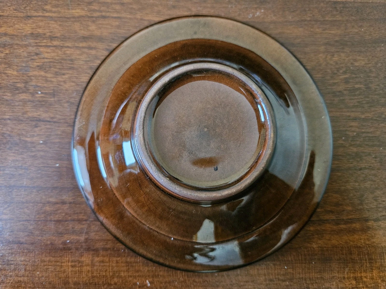 Vintage Hotel Schwanen Rapperswil Switzerland Round Glazed Ceramic Ashtray