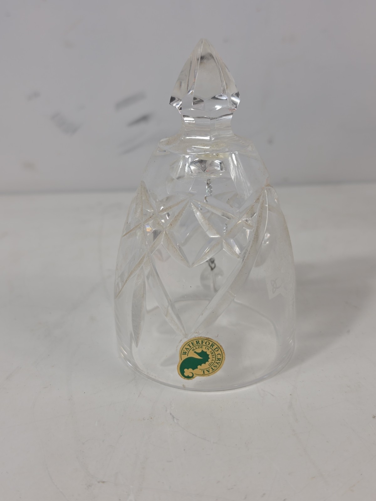 Waterford Lismore Bell Crystal 4 Inches w/Label