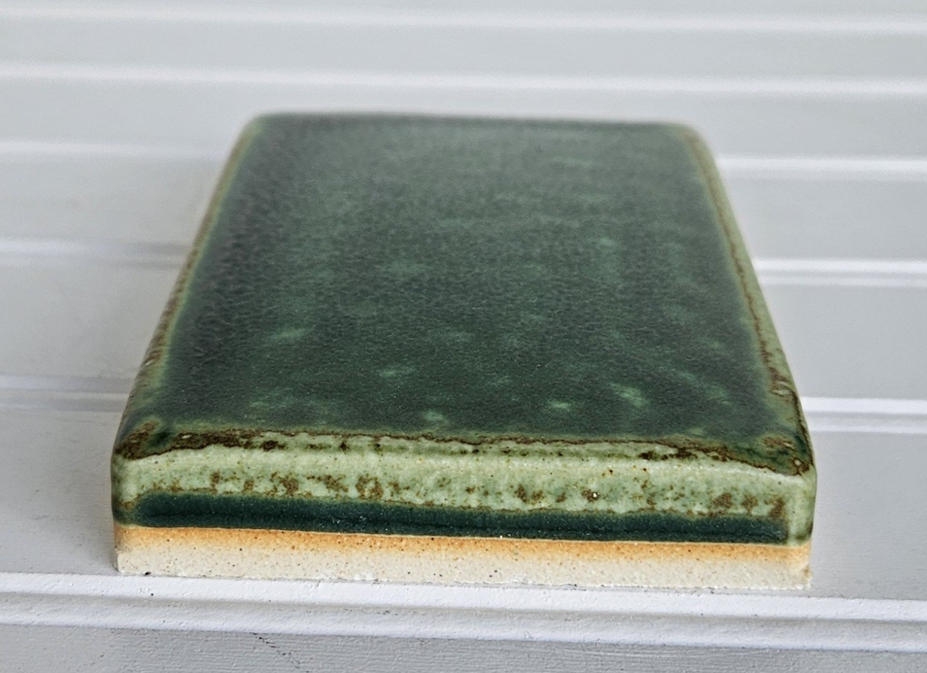 Motawi Tileworks Green Tile Ann Arbor Michigan 5×3 B17