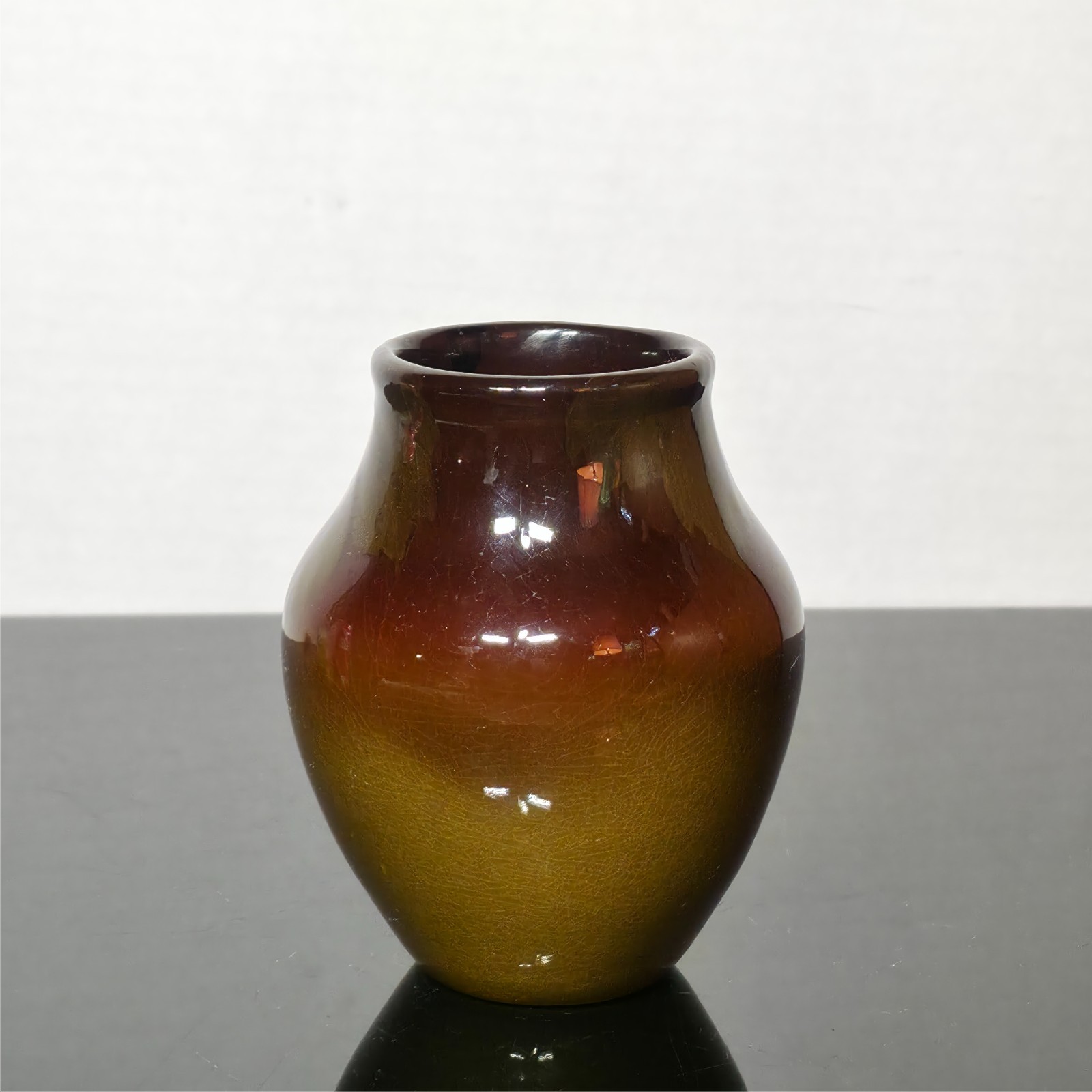 Rookwood Pottery Van Briggle Standard Glaze Elderberries Vase