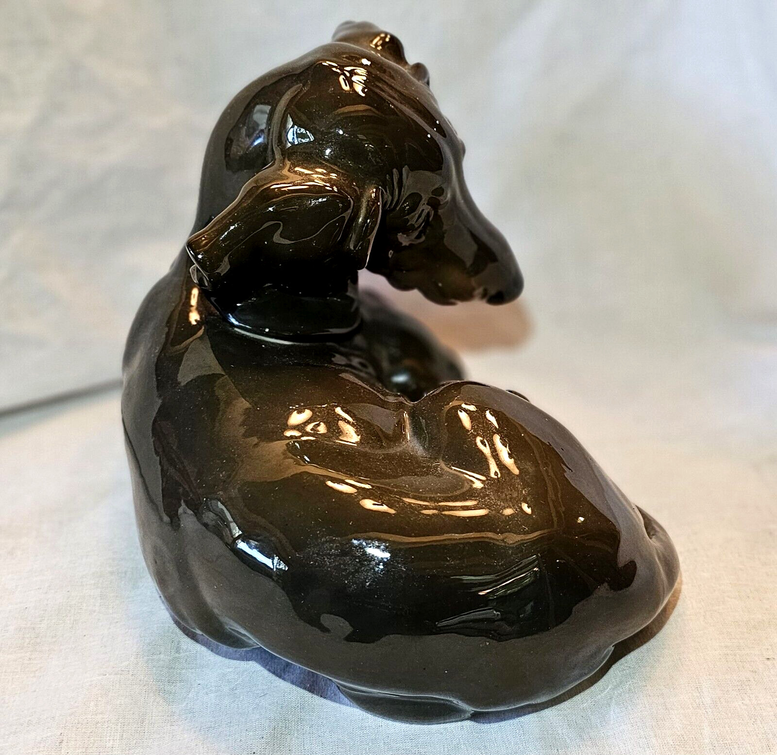 Rosenthal Dachshund Dog Figurine Lying Karner 296