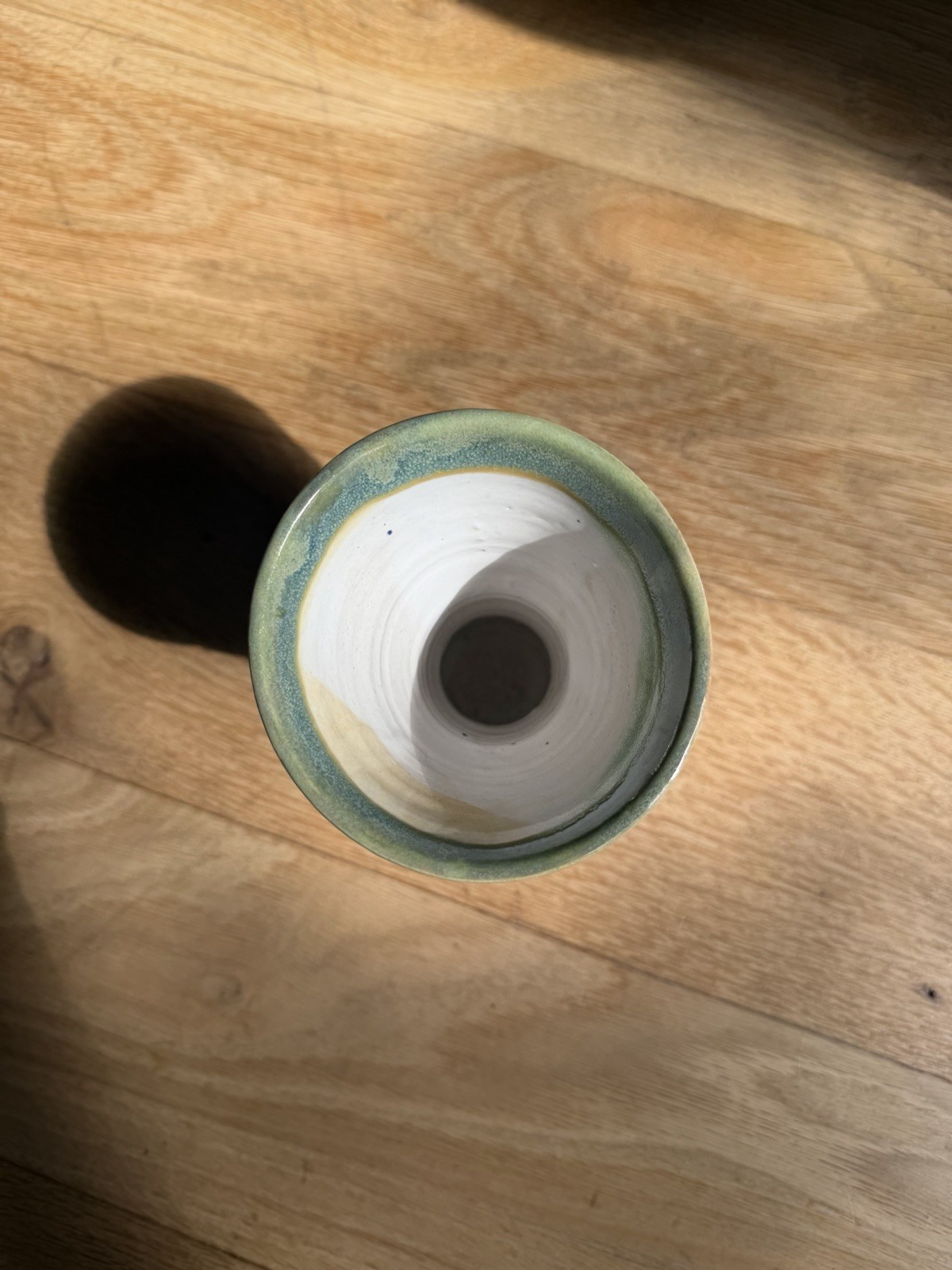 Handmade Ceramic Pottery Cup Or Vase Signed by Artist