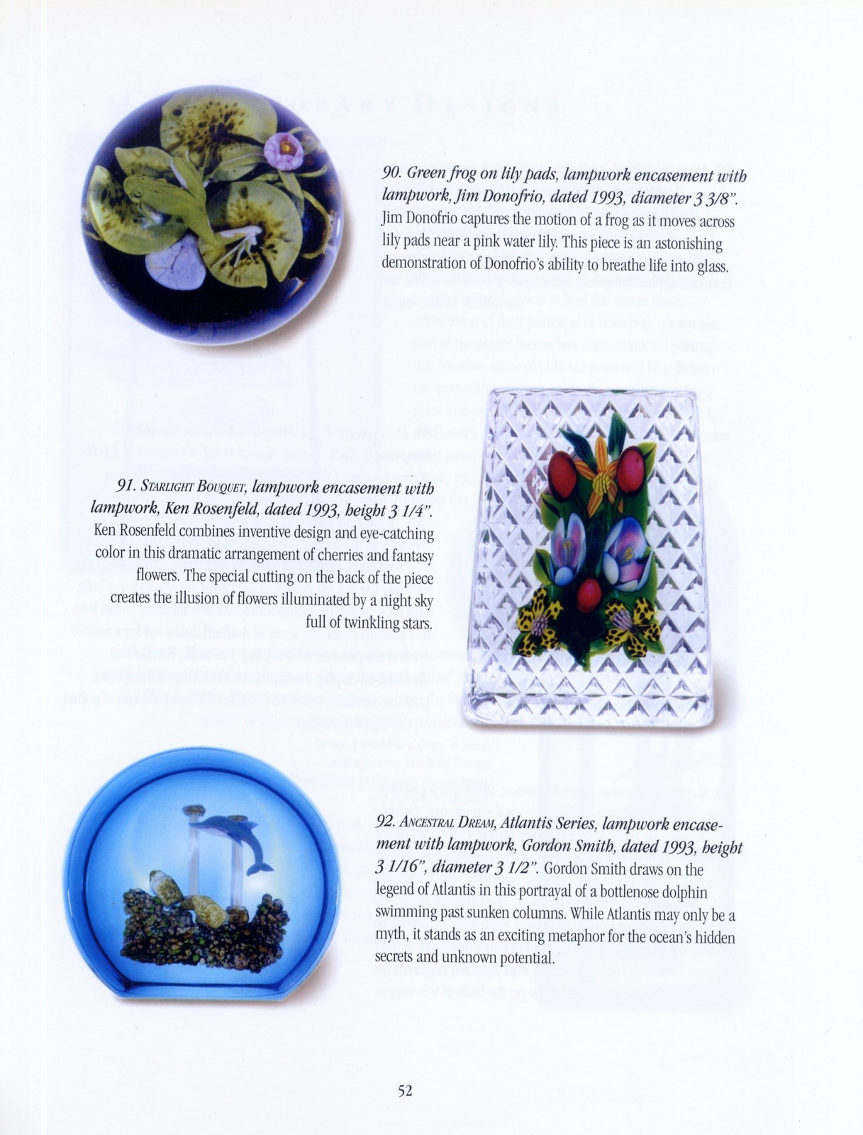 THE ART OF THE PAPERWEIGHT – CHALLENGING TRADITION by Lawrence H. Selman