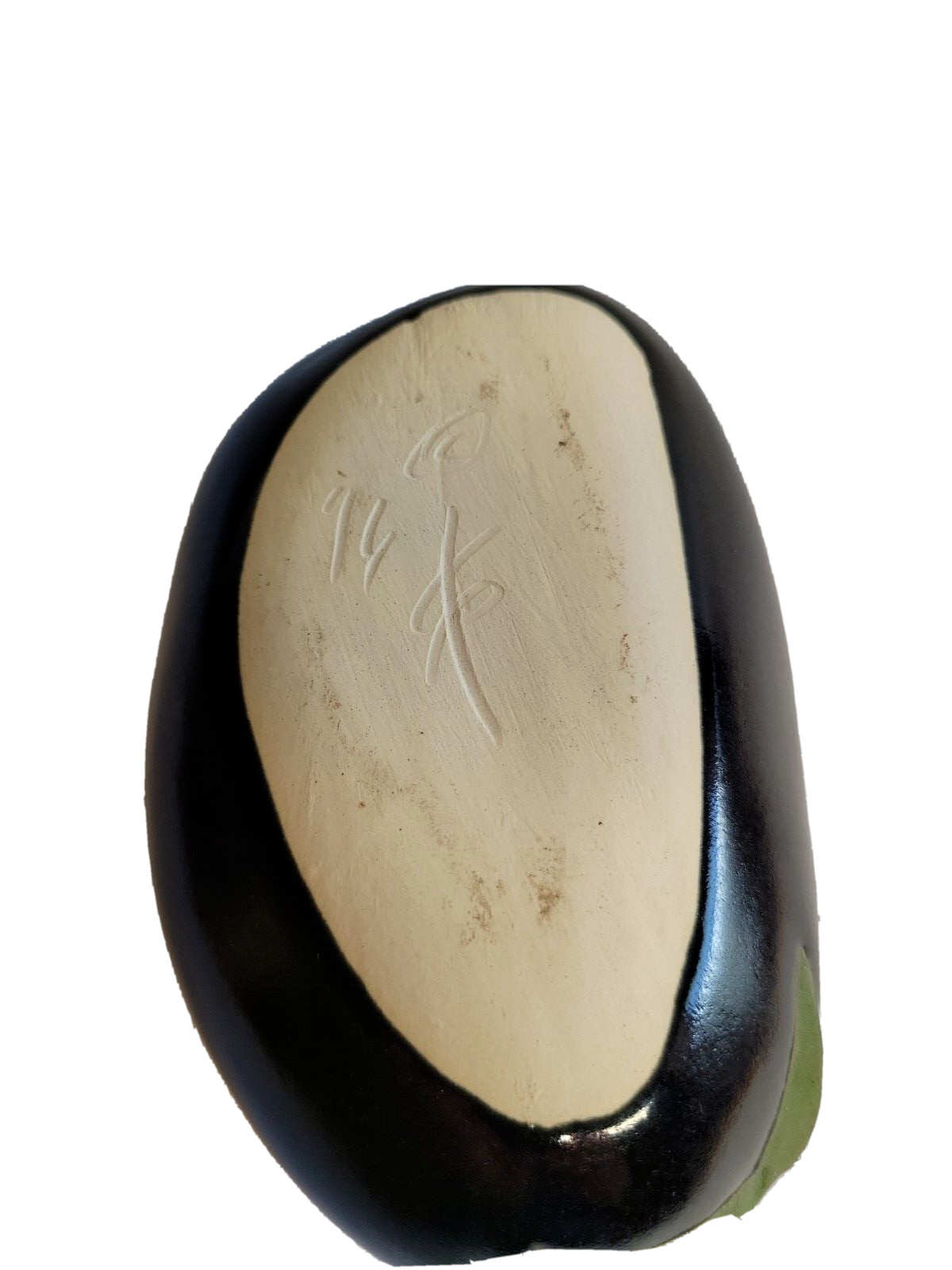 Patricia Garrett Eggplant Bowl Great Impressions Art Pottery Studio Vintage 6″