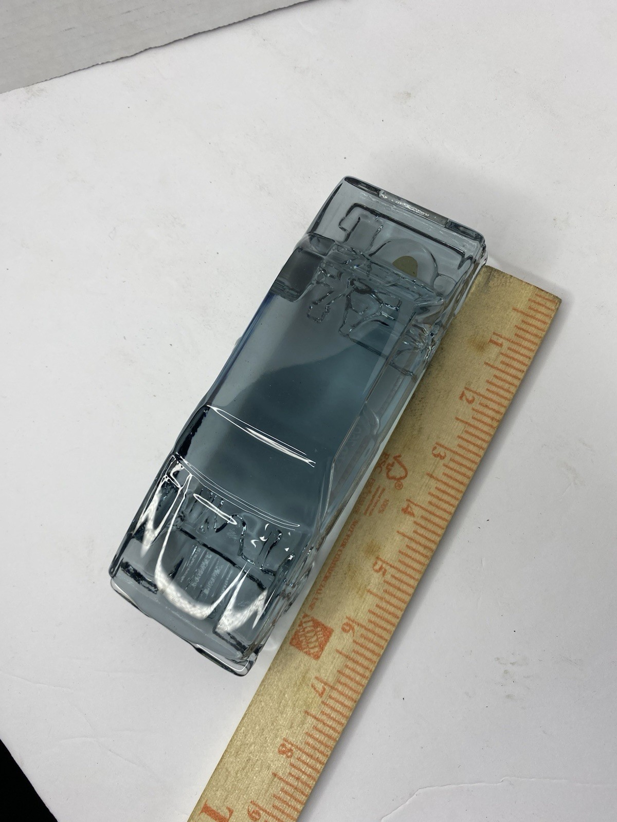 VTG Reijmyre Sweden Volvo 760 GLE Glass Crystal Car Paperweight 1980s vintage