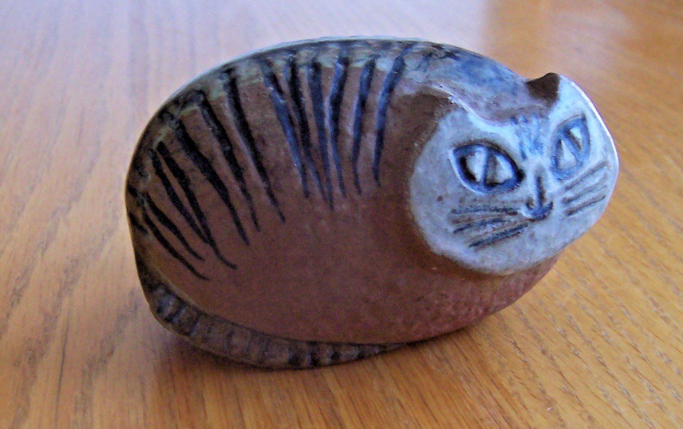 Vintage Lisa Larson Gustavsberg Lilla Zoo Small Cat EUC!
