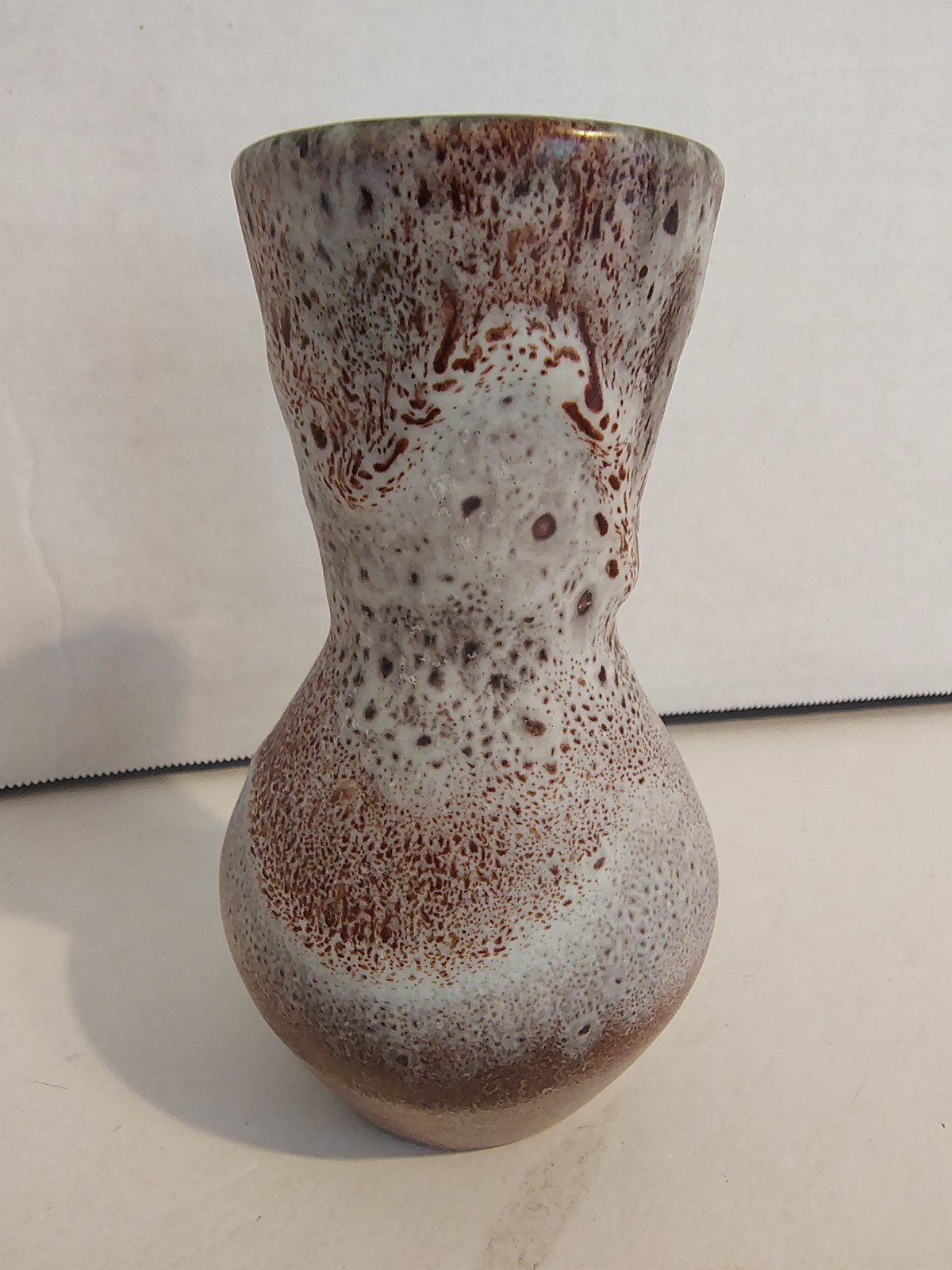 Vintage Fat Lava Pottery 6″ Tall Vase by Jasba Keramik West Germany 1970s
