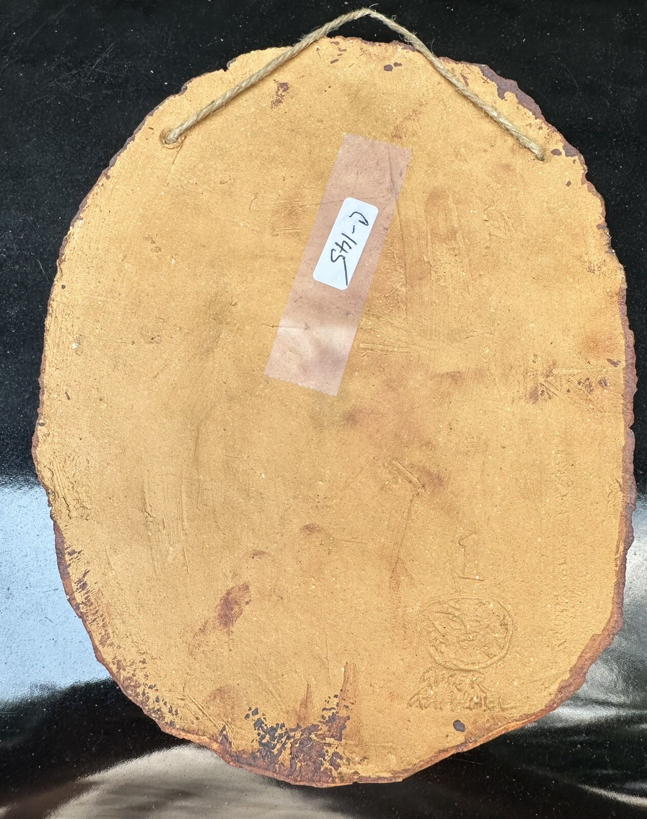 Adam & Eve Art Pottery Plaque