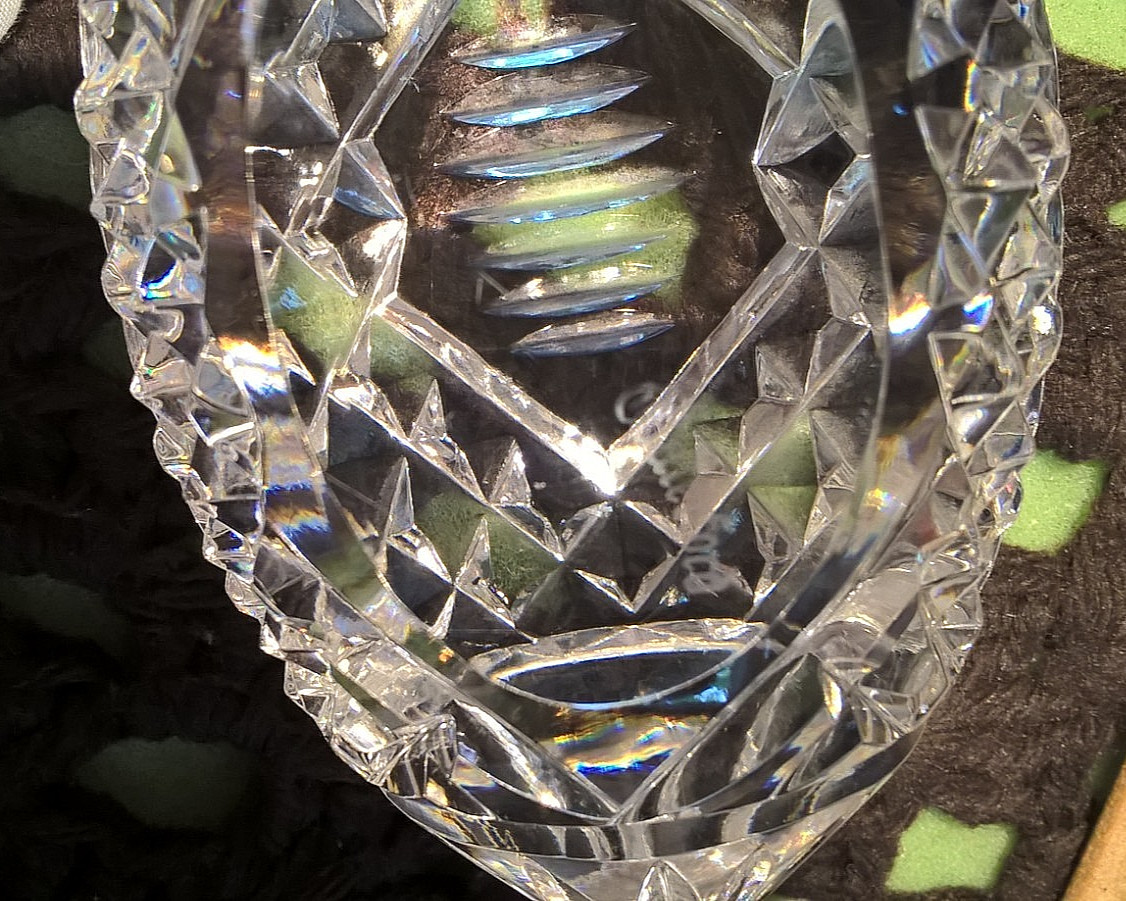Waterford Crystal Football Paperweight Sculpture Excellent