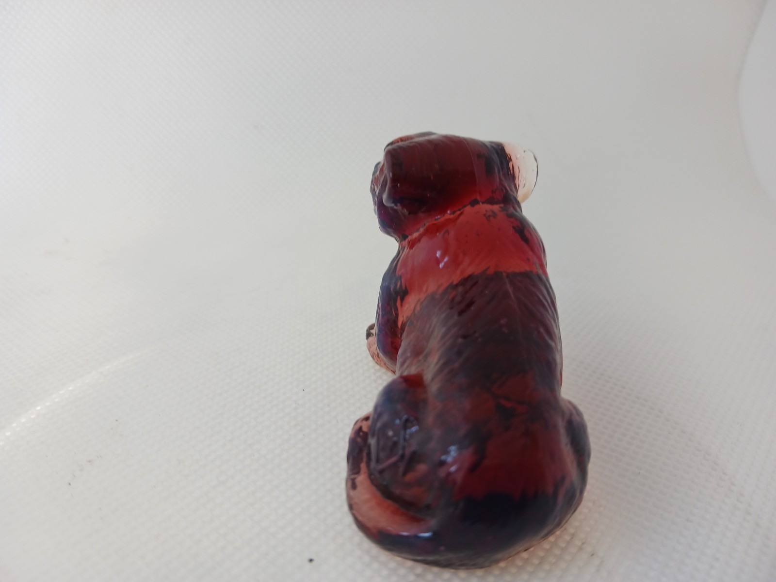 Boyd Glass Tommy the Tiger Cranberry