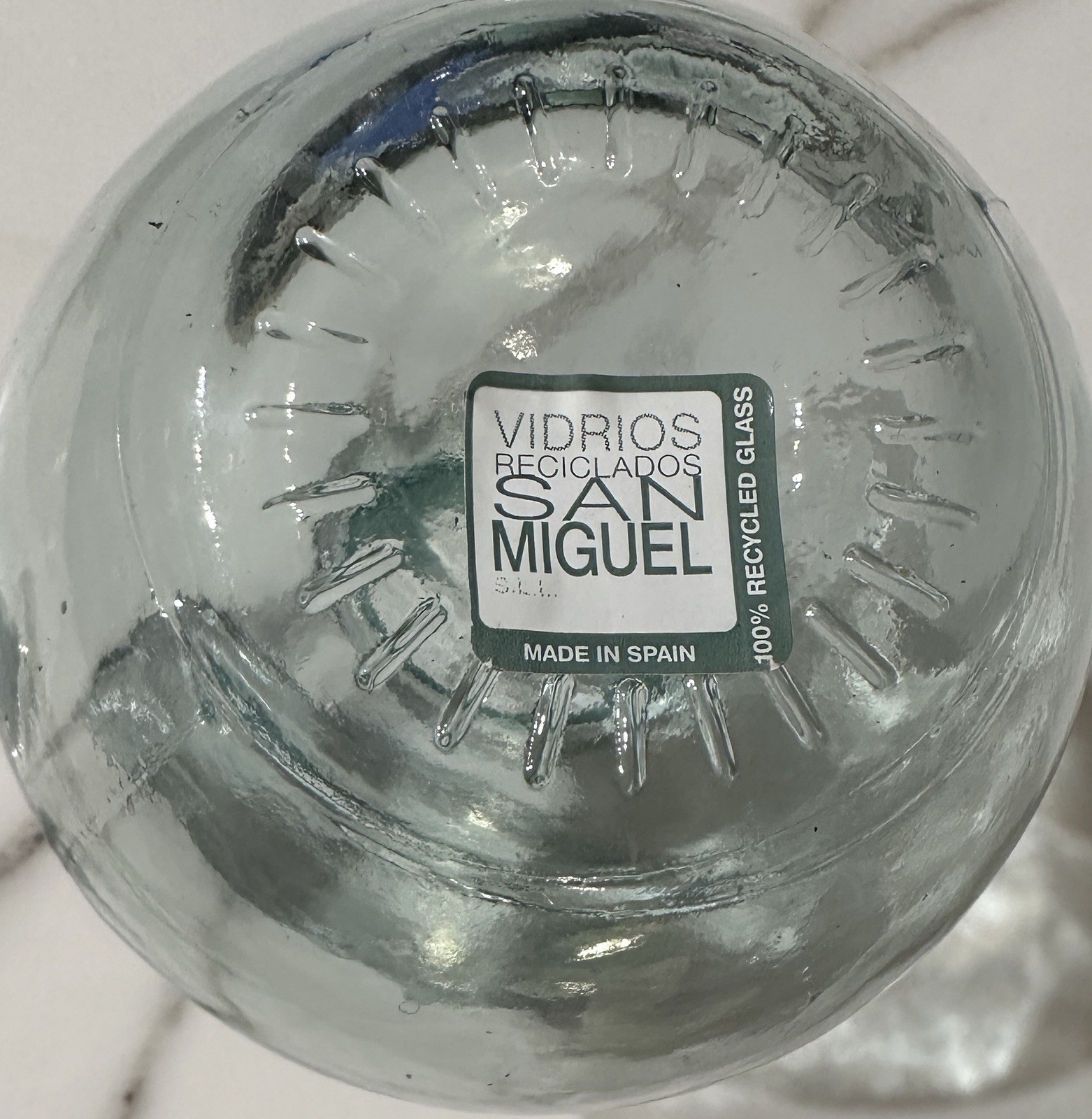 Vidrios San Miguel 100% Recycled Glass Hand Made Vase Made In Spain
