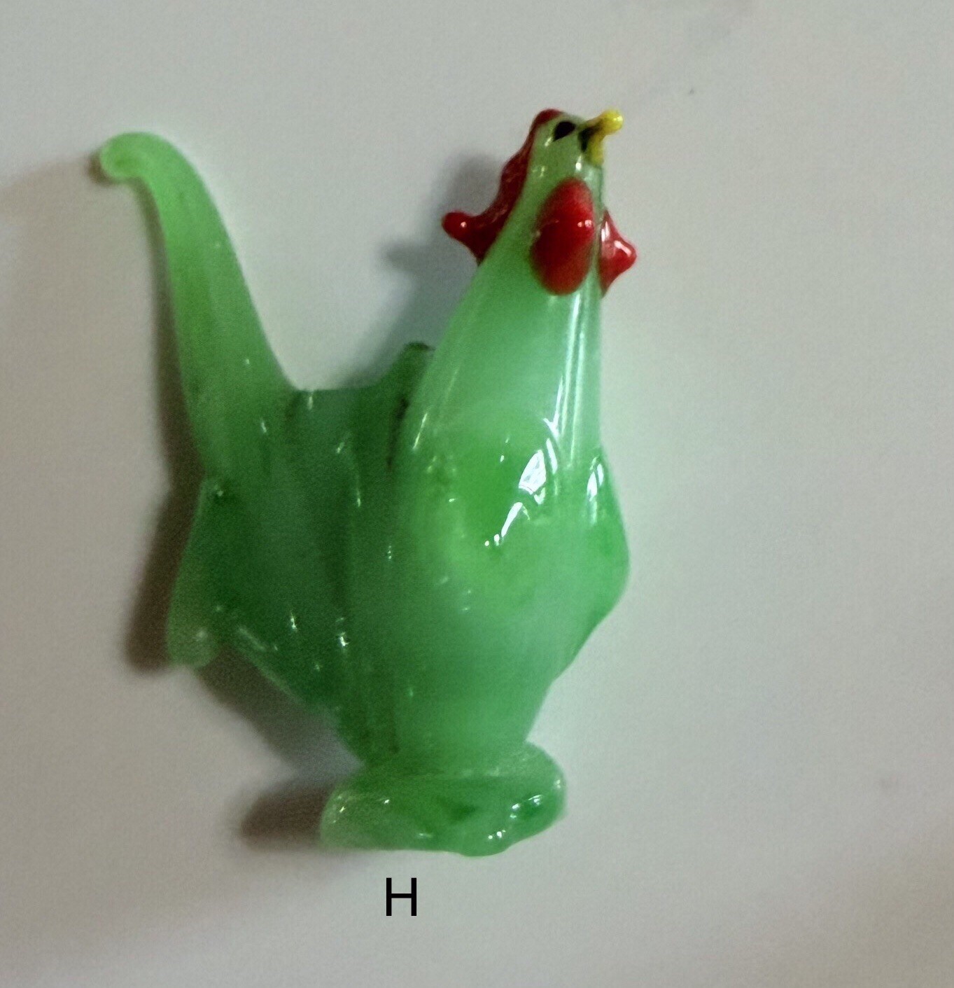 10 Vintage Miniature Blown Glass Bird Figurines Trinkets