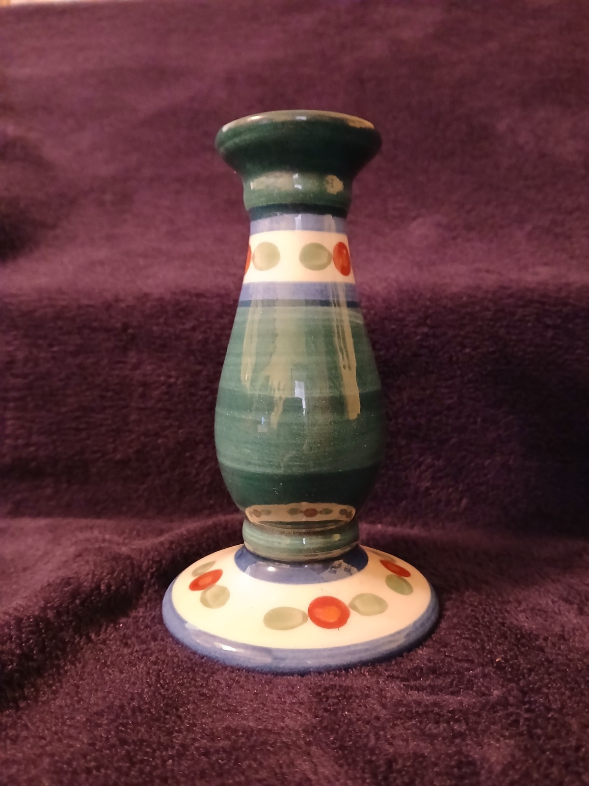 Gail Pittman Small 1988 Juniper Taper Candleholder