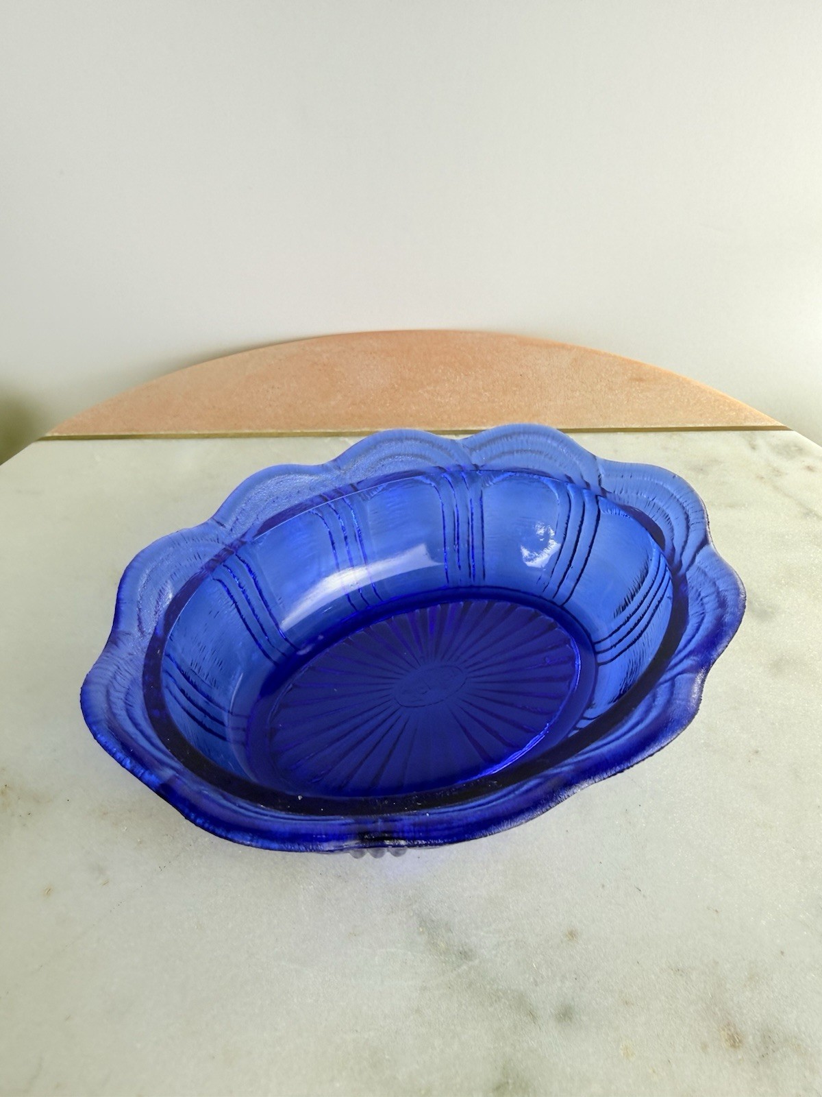 Fenton Glass Hand Painted Stars and Stripes Patriotic Hen on Nest
