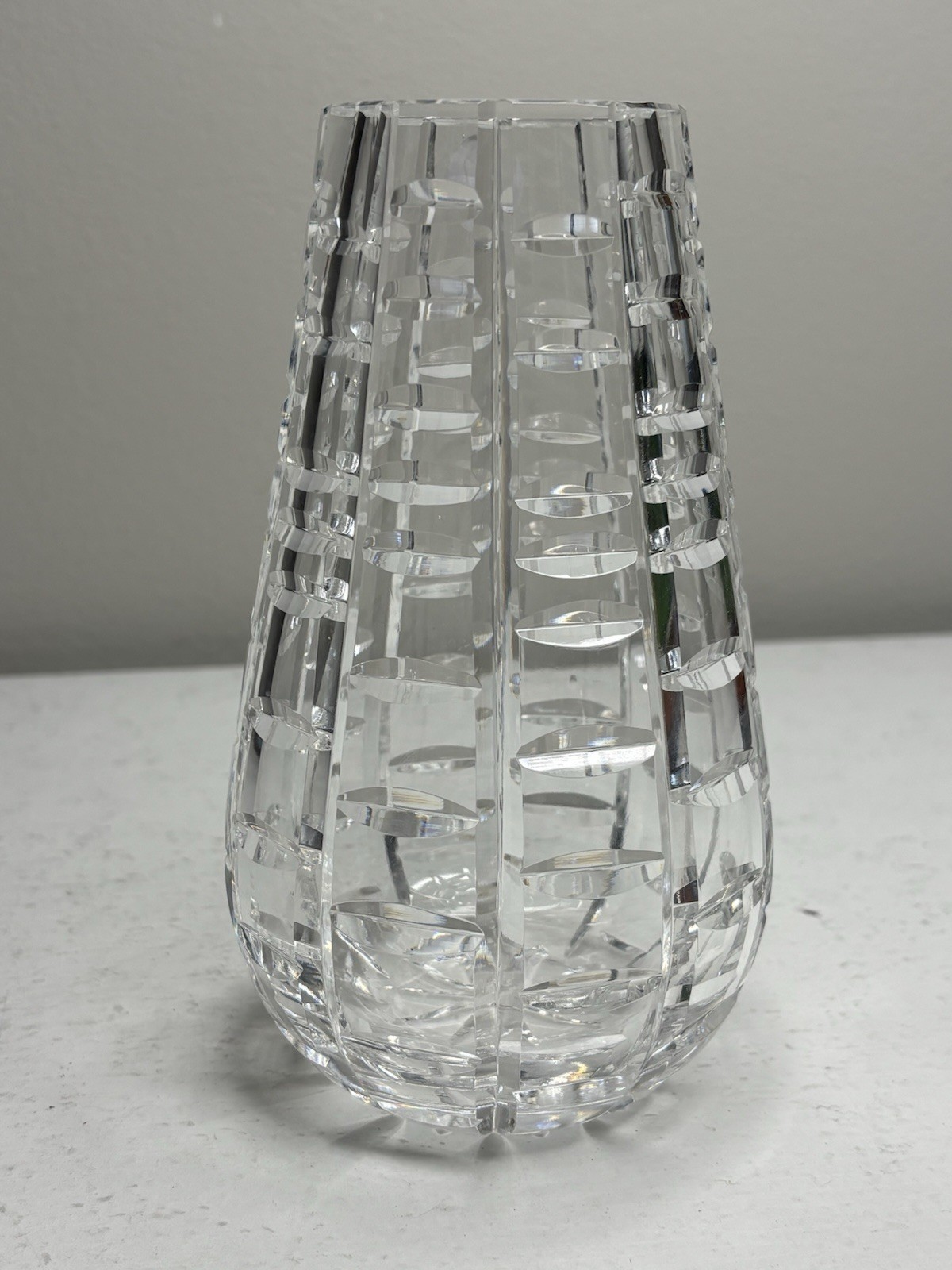 Vintage Waterford Crystal Tralee Vase Signed
