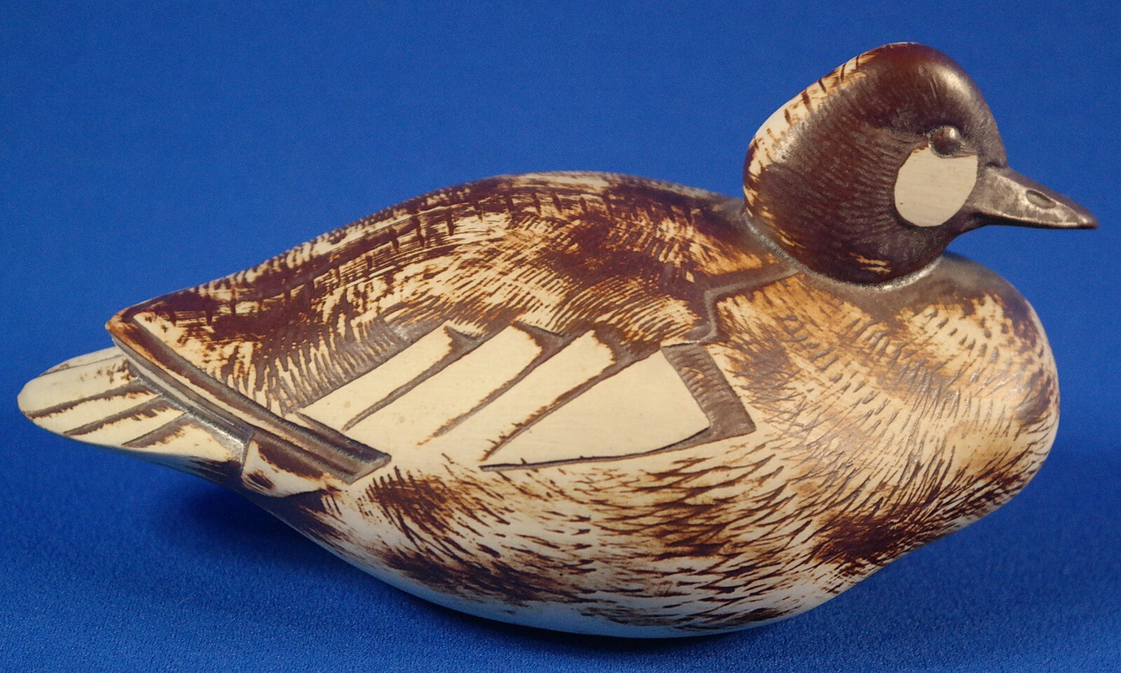 Gustavsberg Paul Hoff Ceramic Duck Figure Sweden 70s. Mid Century