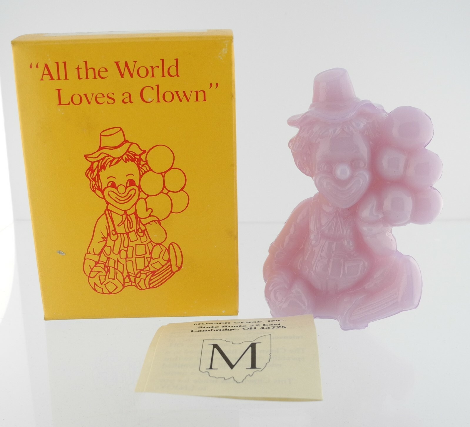 Mosser Glass “All the World Loves a Clown” McGoo with original box