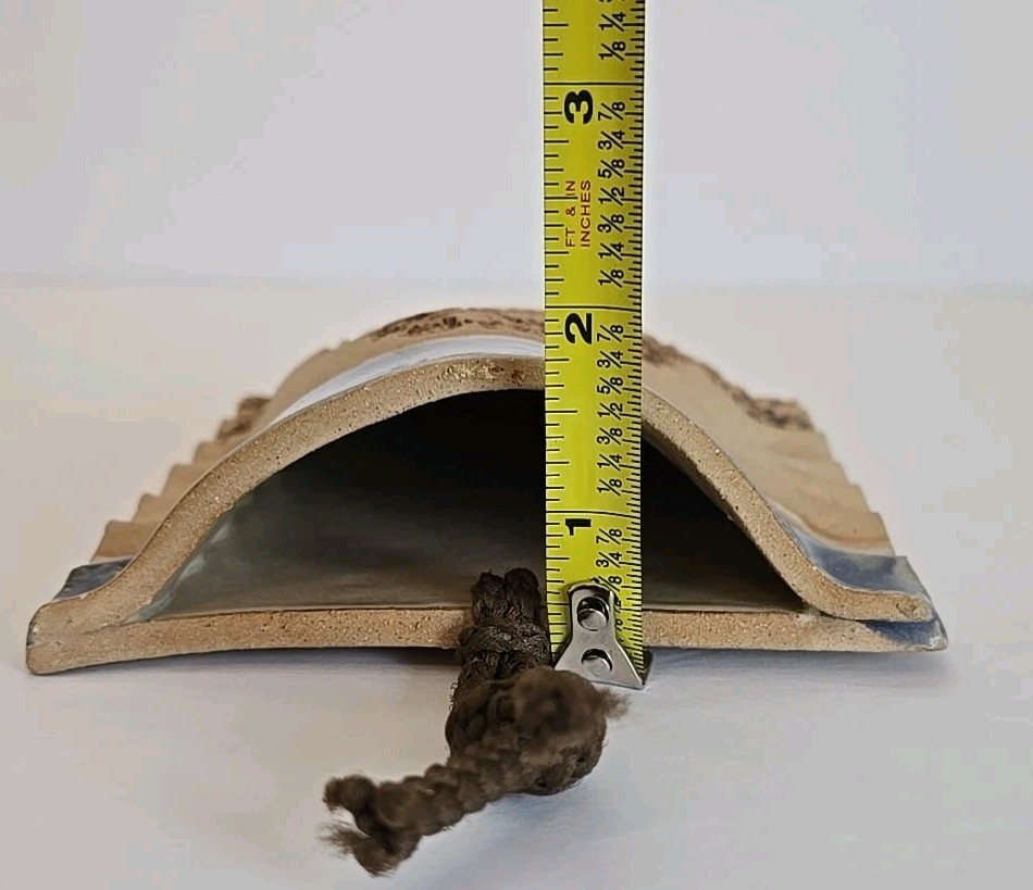 Hand Made Studio Pottery Wall Pocket Planter 6.25″ x 5″ x 1.75″