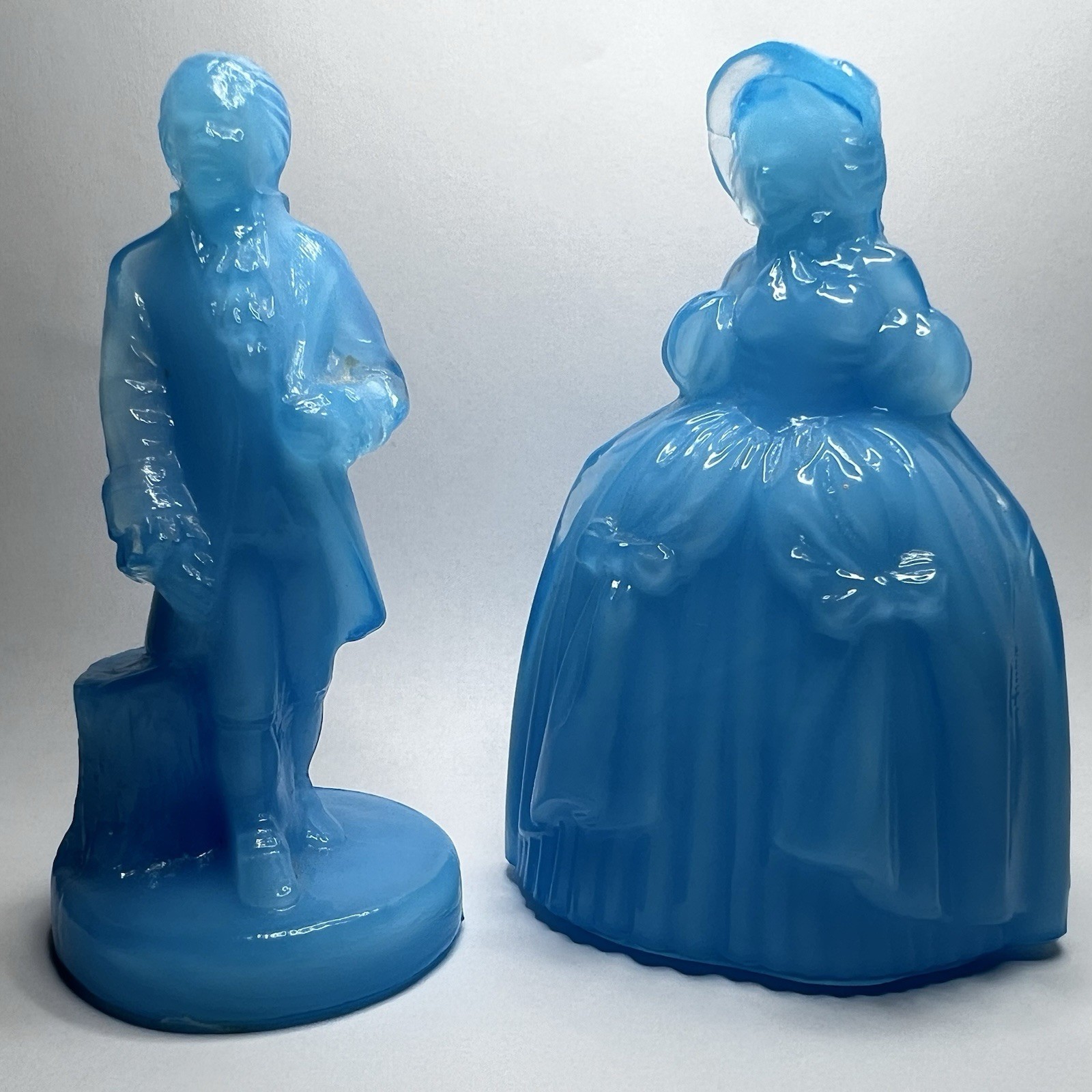 Boyd’s Crystal Art Glass’s Vintage Colonial York & Marguerite Windsor Blue