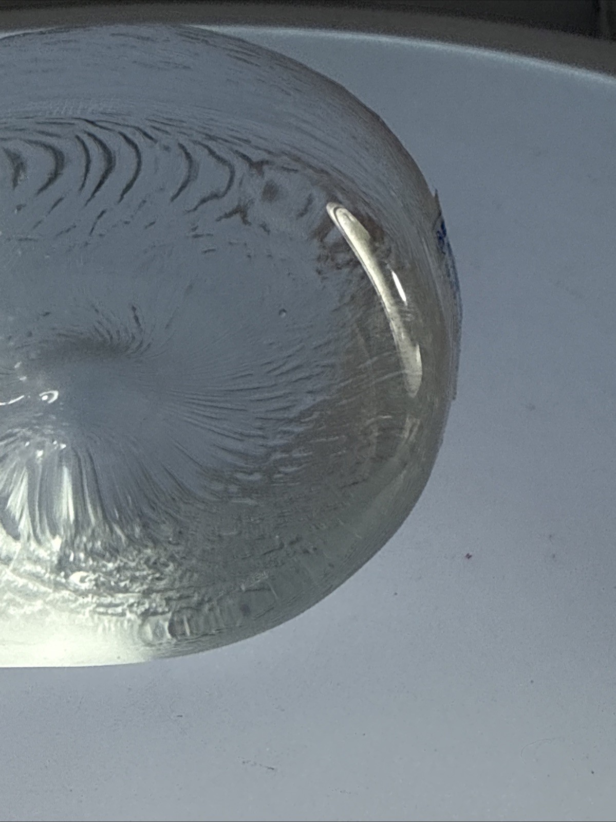 Vintage Nybro Sweden Hedgehog Glass Sculpture / Paperweight 4.5”x2.5”; Sonic