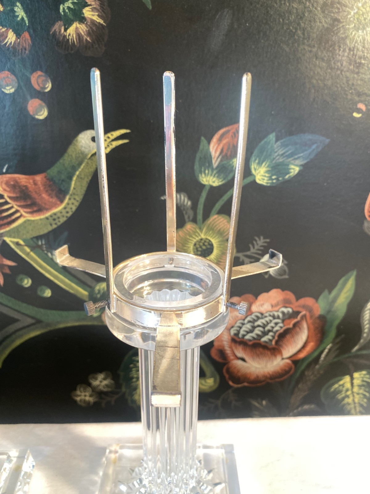 1 Vesper Candle Lamp – 12″ William Yeoward Crystal Handmadel 12″ H (2 available)