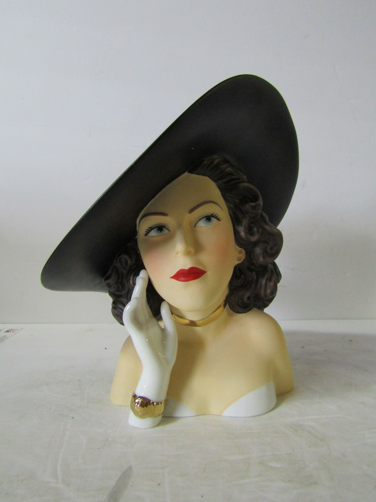 Hedy Lamarr In Big Hat 7 Inch Head Vase Choice Of 4 Colors