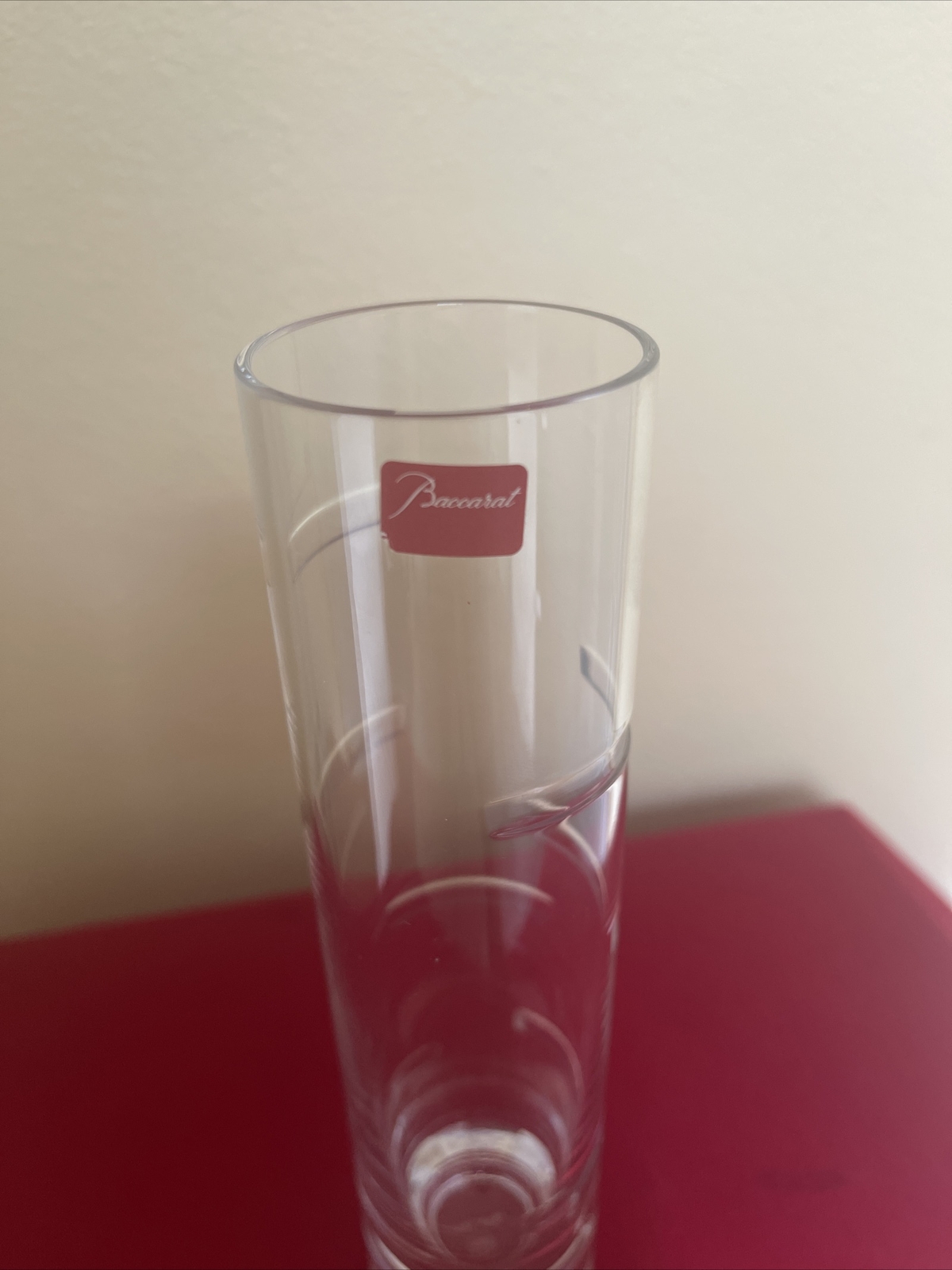 ARIK LEVY BACCARAT INTANGIBLE HORIZON VASE 8.5”