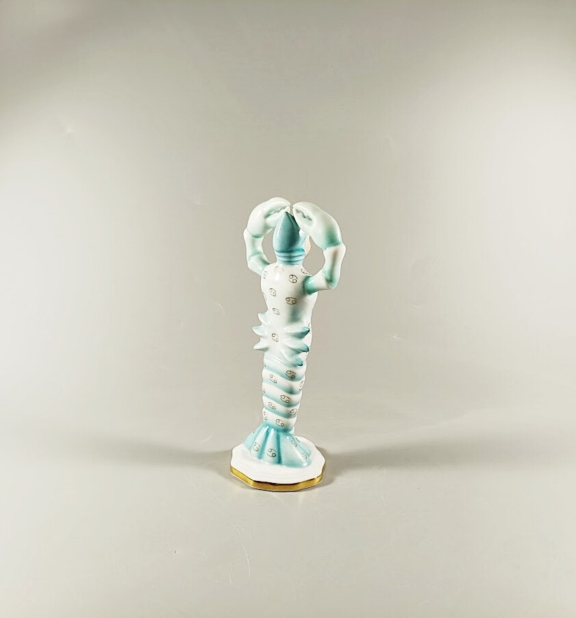 HEREND, ZODIAC SERIES, CANCER, HANDPAINTED PORCELAIN FIGURINE ! (B109)