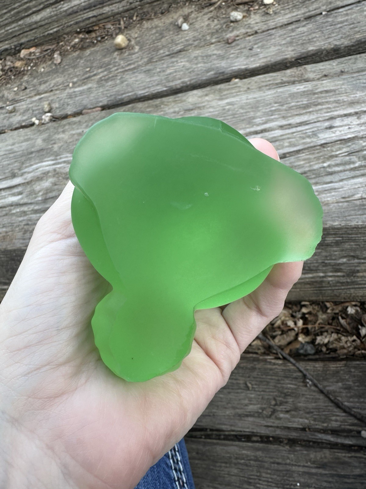 VINTAGE RARE VIKING GLASS THUMPER BUNNY RABBIT EASTER FIGURINE