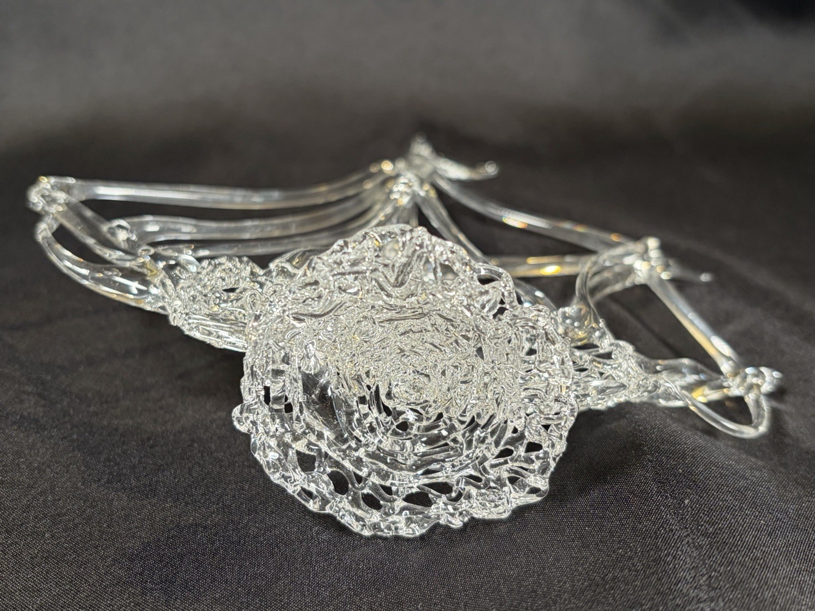Vintage Hand Blown Spun Art Glass Nautical Sailing Clipper Ship Boat 6”