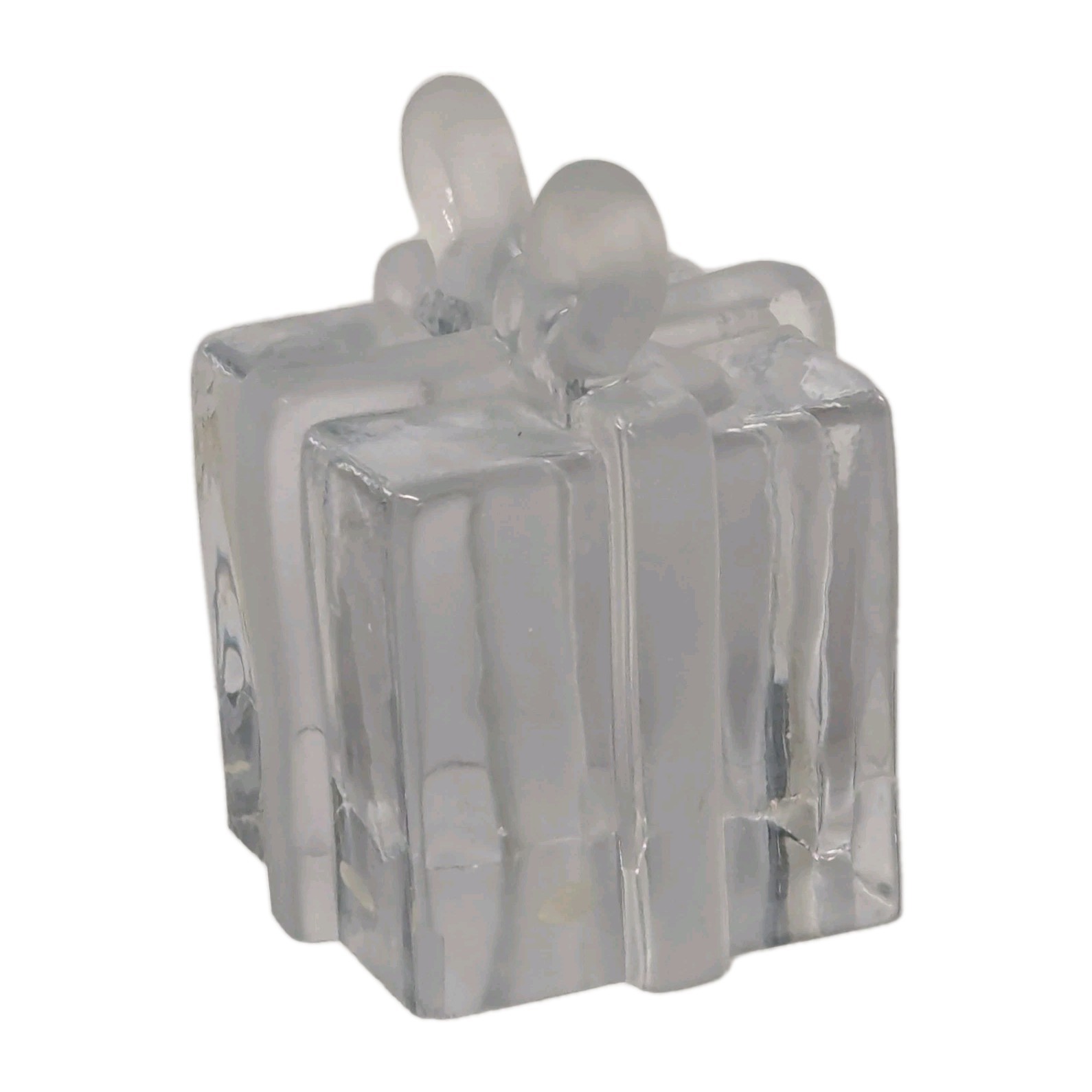 Vintage Silvestri Clear Art Glass Gift Present Paperweight Figurine